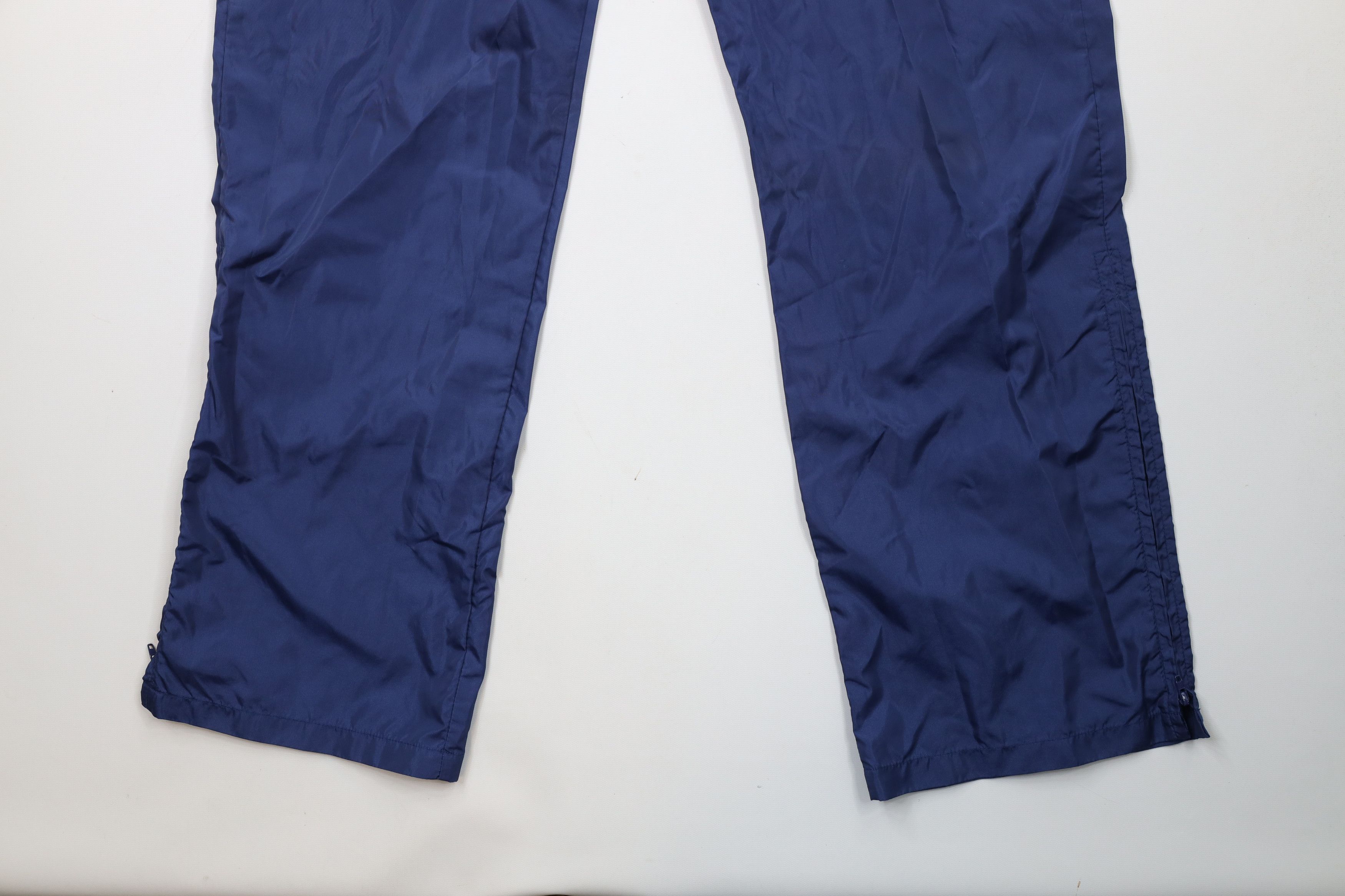 Nike × Vintage Vintage 70s 80s Nike Mini Swoosh Wide Leg Windbreaker Pants Size US 34 / EU 50 - 4 Thumbnail
