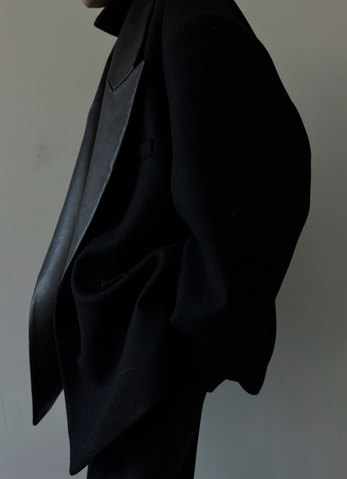 Peter Do Peter Do Clayton Leather Lapel Coat Size US L / EU 52-54 / 3 - 2 Thumbnail