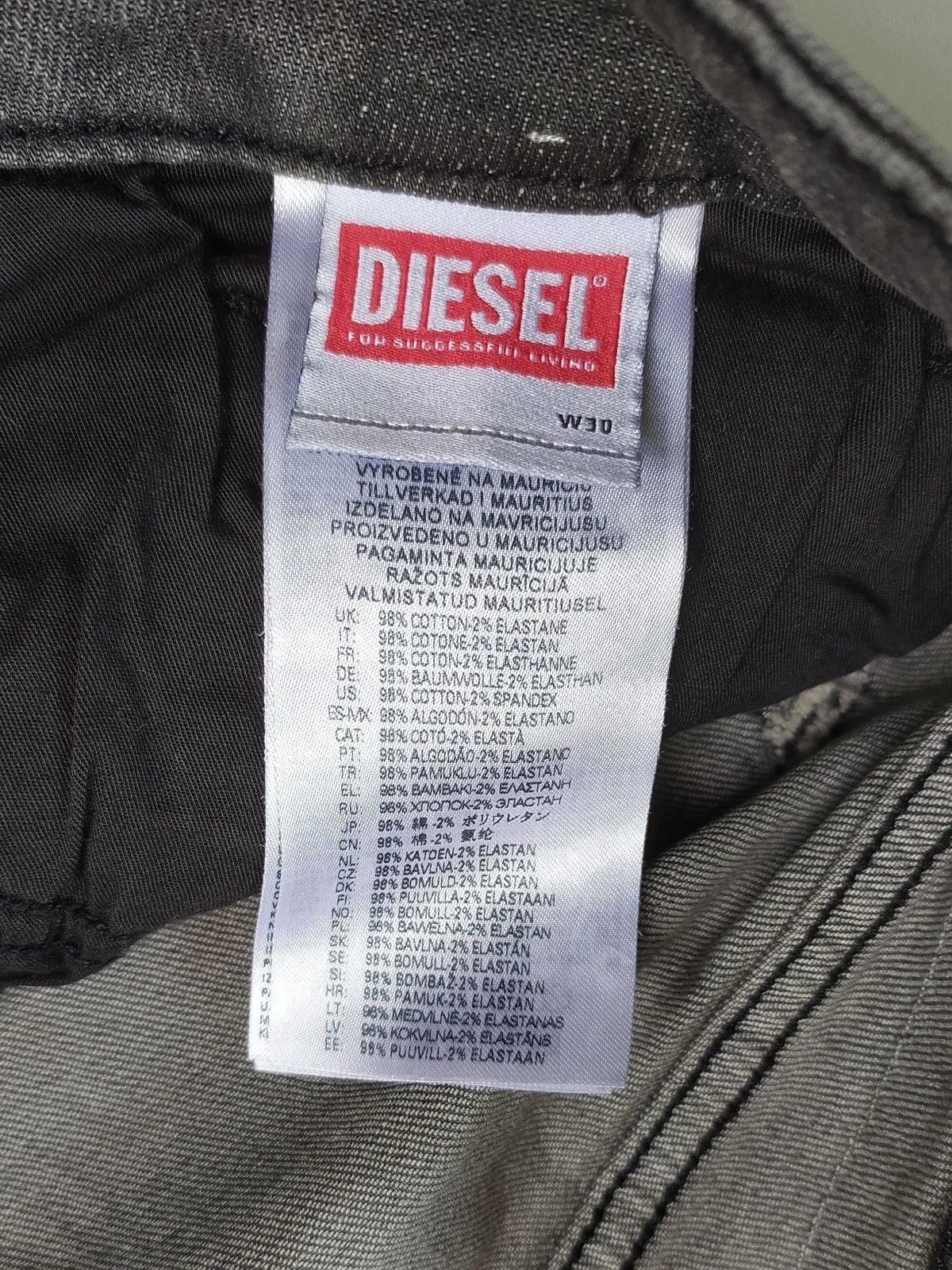 Diesel Diesel D-LUSTER L.32 MENS JEANS T/9621 Size US 30 / EU 46 - 7 Thumbnail