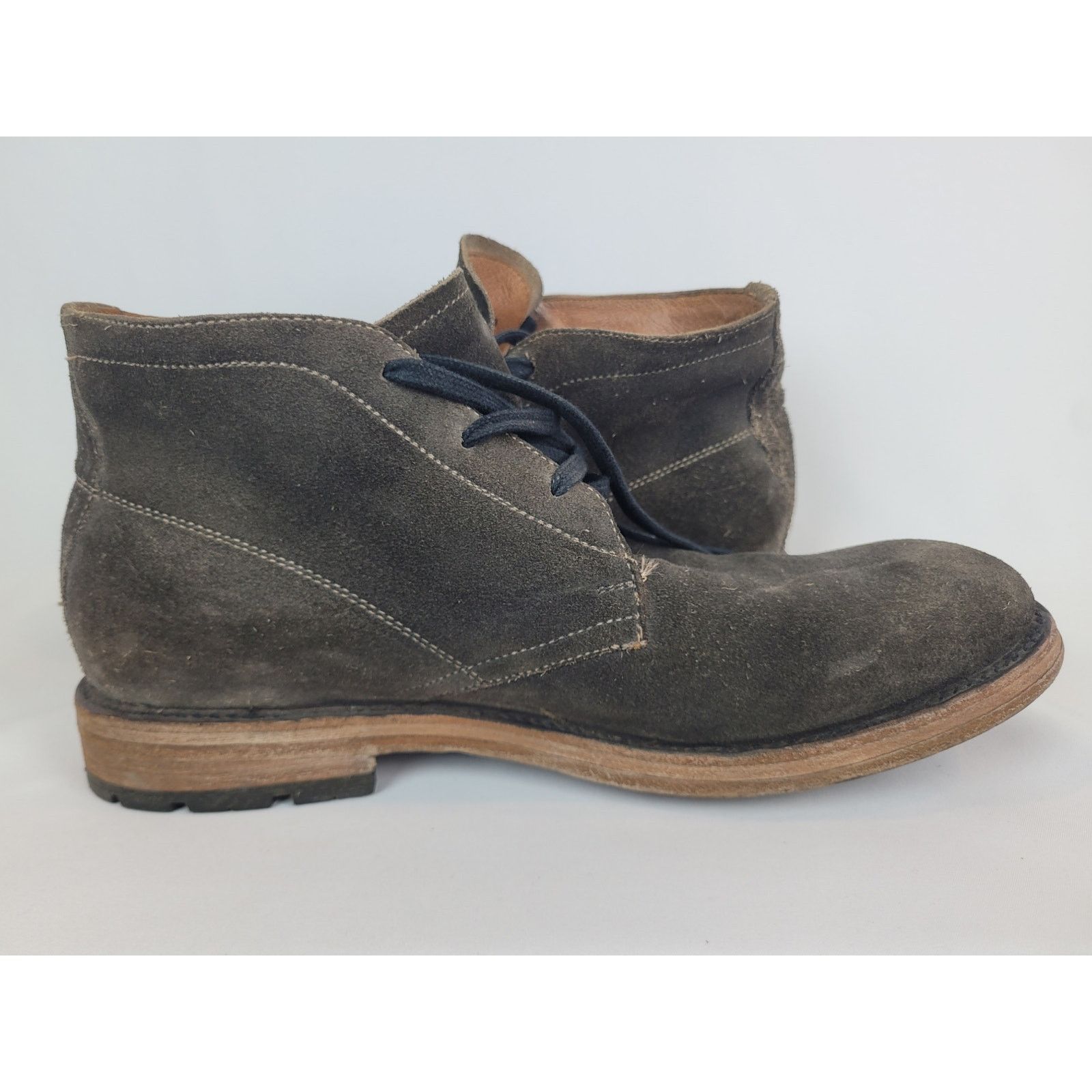 Frye Frye Mens Bowery Chukka Suede Lace Up Boot Otter Brown 8.5 D Size US 8.5 / EU 41-42 - 5 Thumbnail