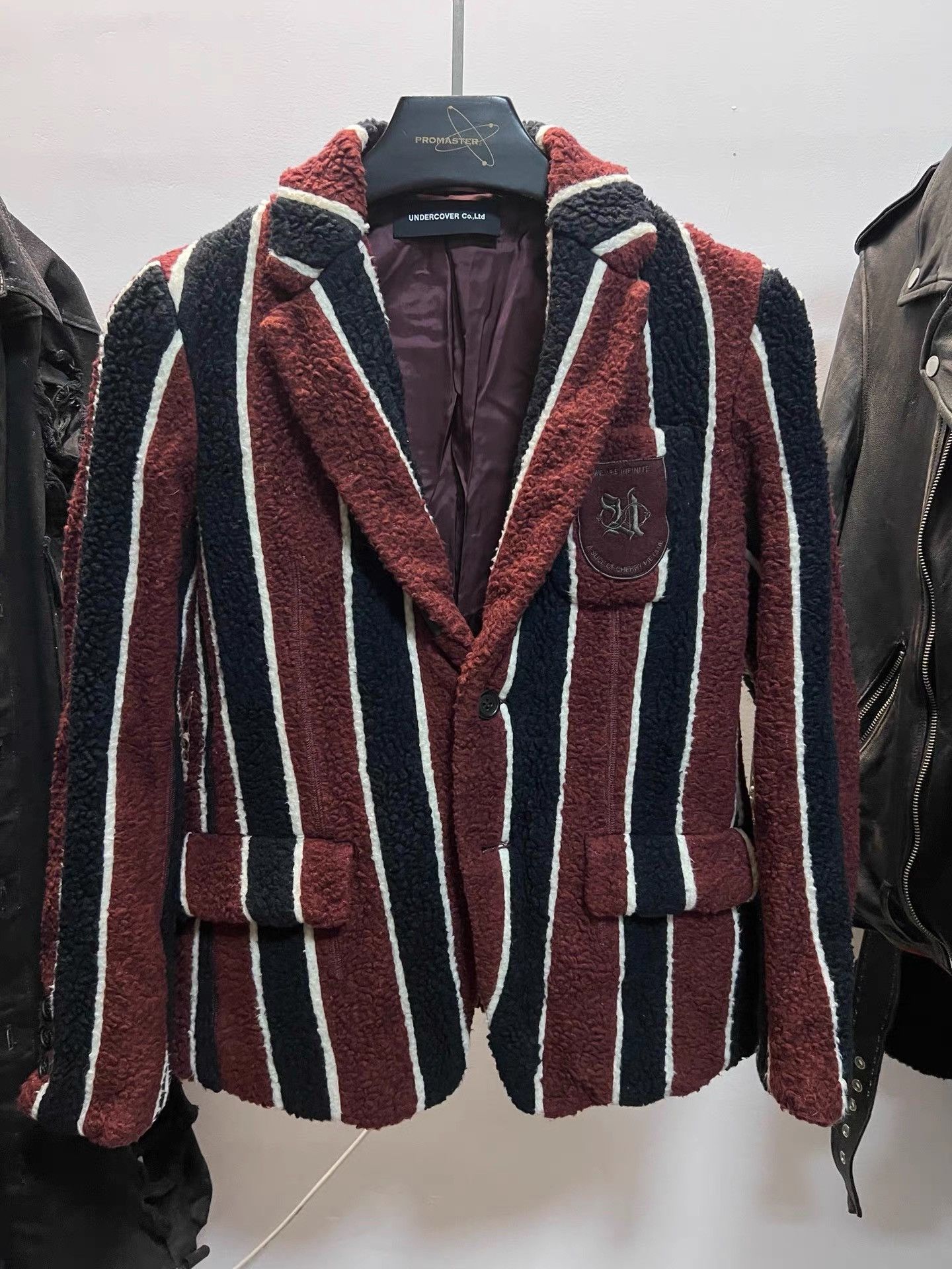 Undercover Undercover Uniform Striped Teddy Bear Jacket K35 Size US S / EU 44-46 / 1 - 1 Thumbnail