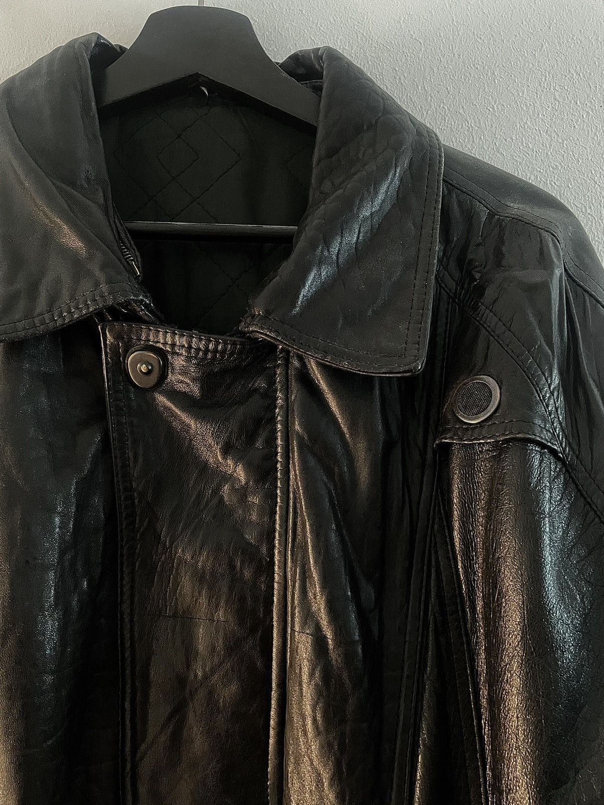 Balmain Pierre Balmain Leather Jacket Size US XL / EU 56 / 4 - 4 Thumbnail