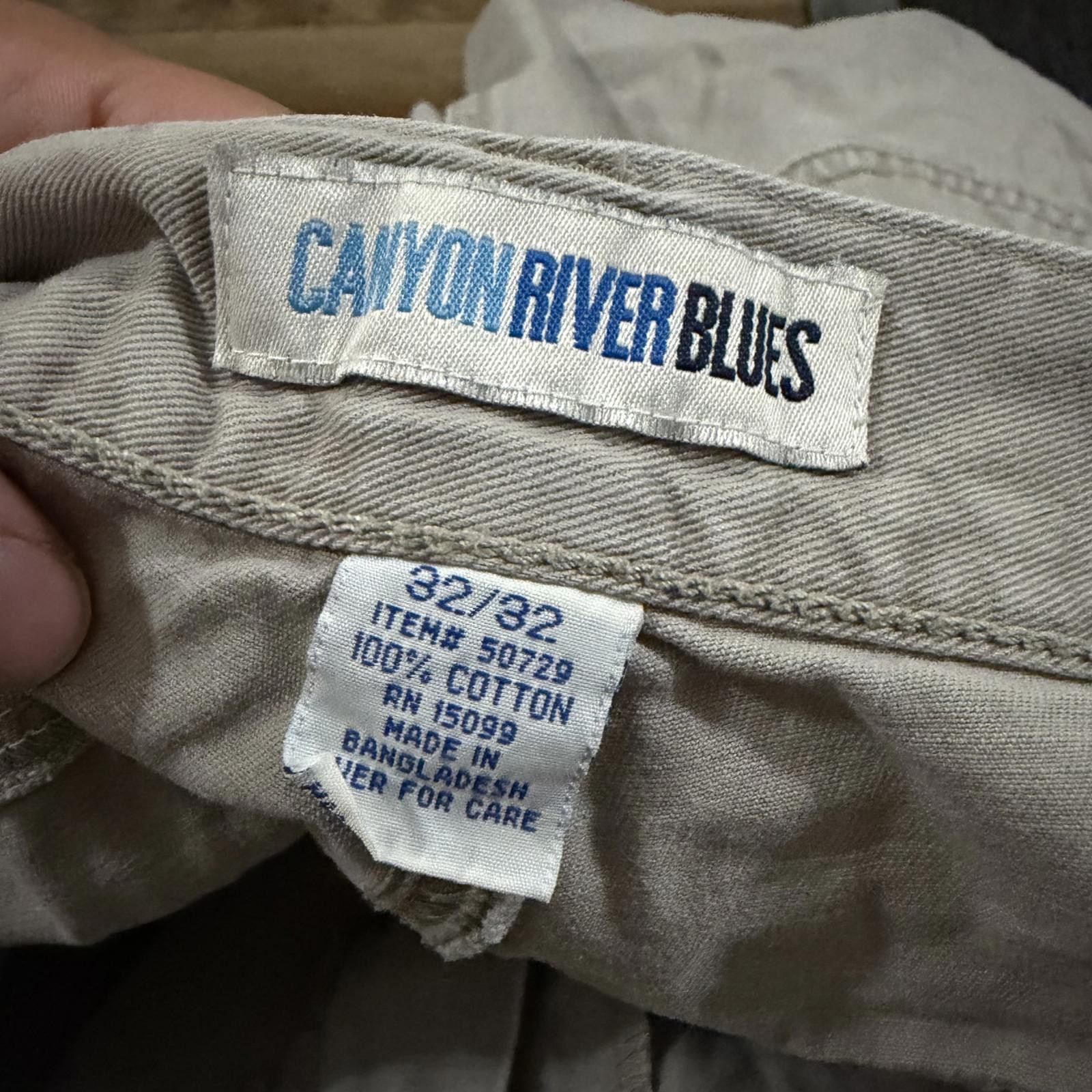 Other Vintage Y2K Canyon River Blue Cargo Carpenter Pants 32x32 Size US 32 / EU 48 - 6 Thumbnail