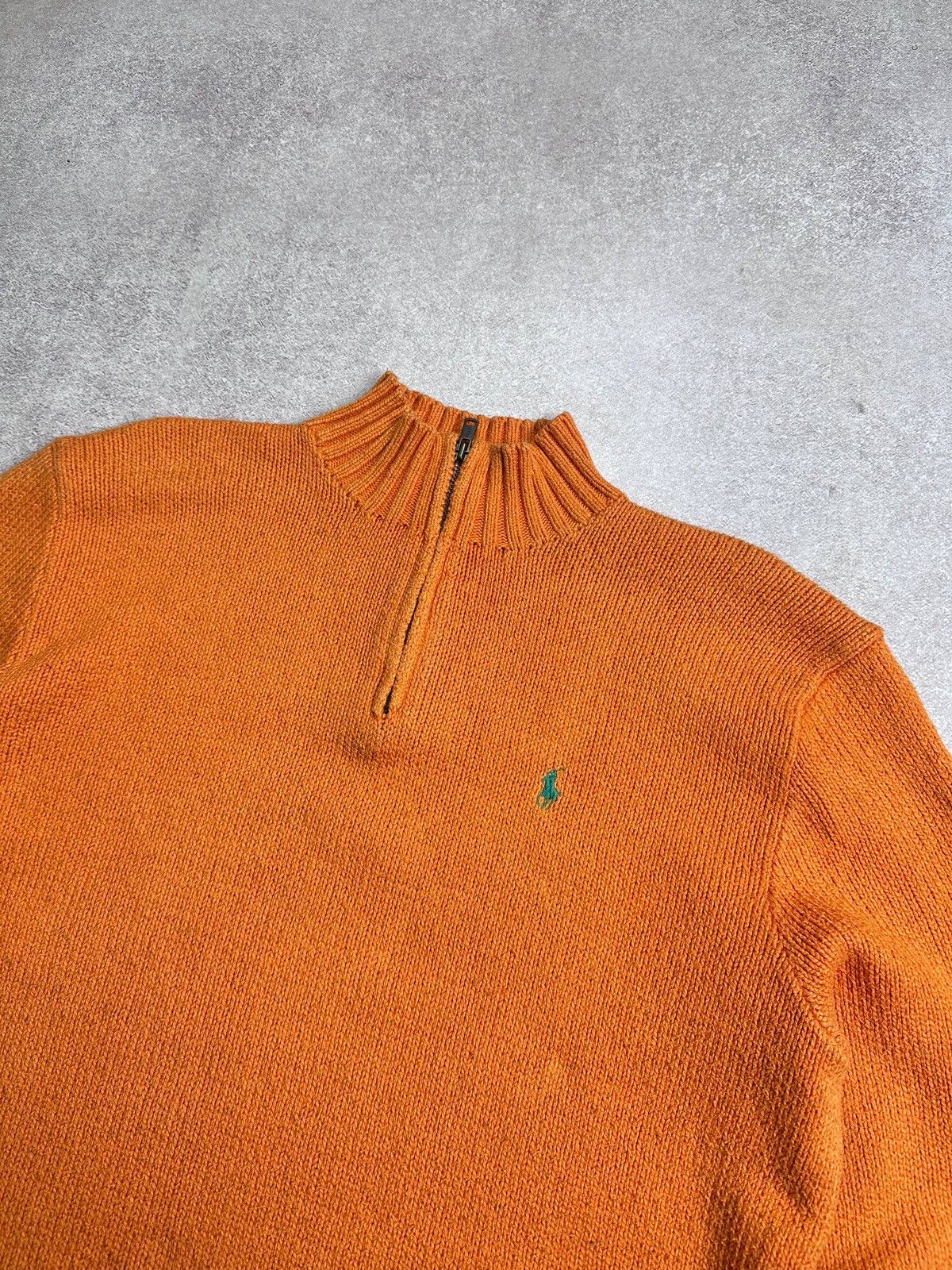Polo Ralph Lauren Vintage Polo Ralph Lauren RRL Cable Quarter Zip Sweater L Size US L / EU 52-54 / 3 - 2 Thumbnail