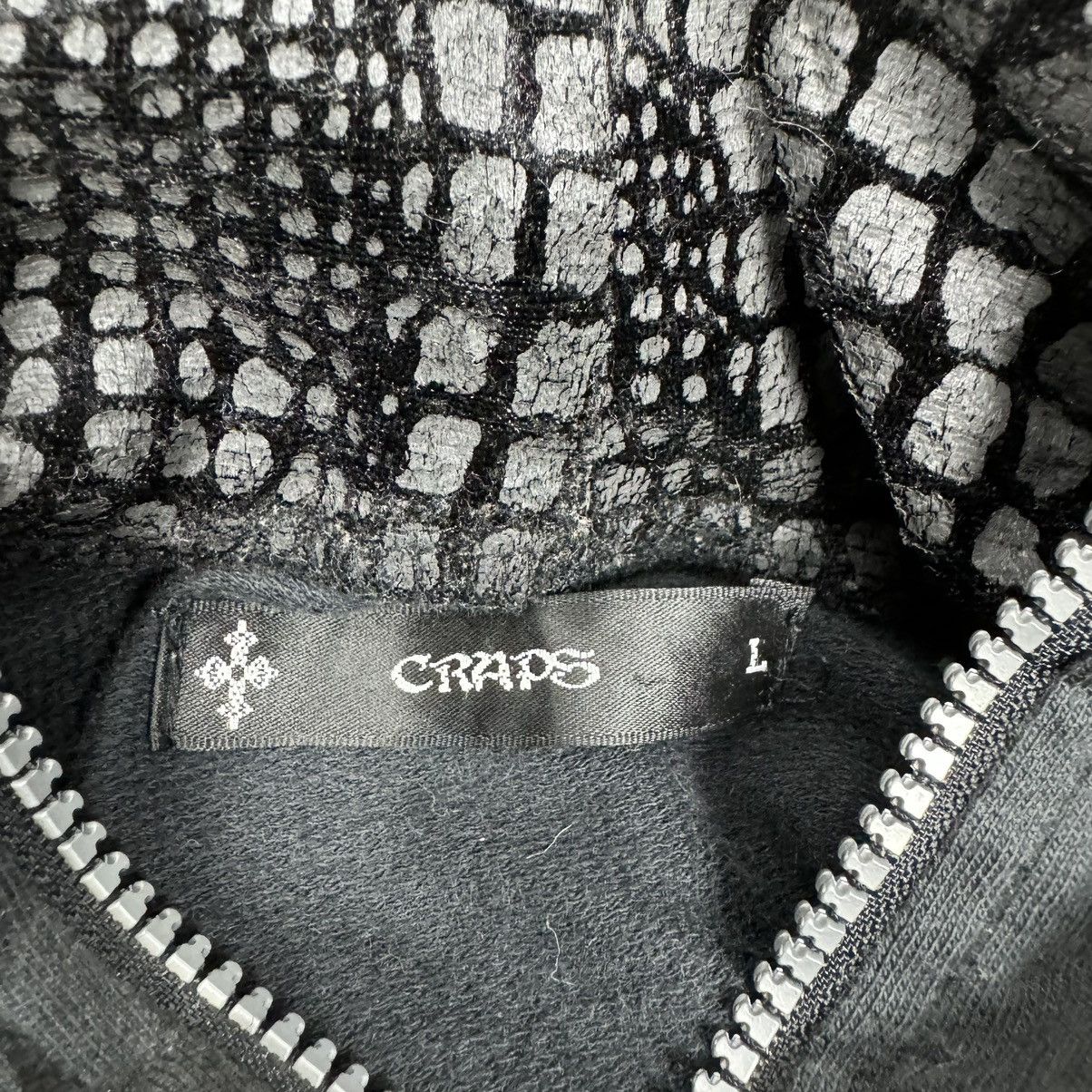 If Six Was Nine ☀️CRAPS SKULL HOODIE ZIPPER SWEATER Size US L / EU 52-54 / 3 - 10 Thumbnail