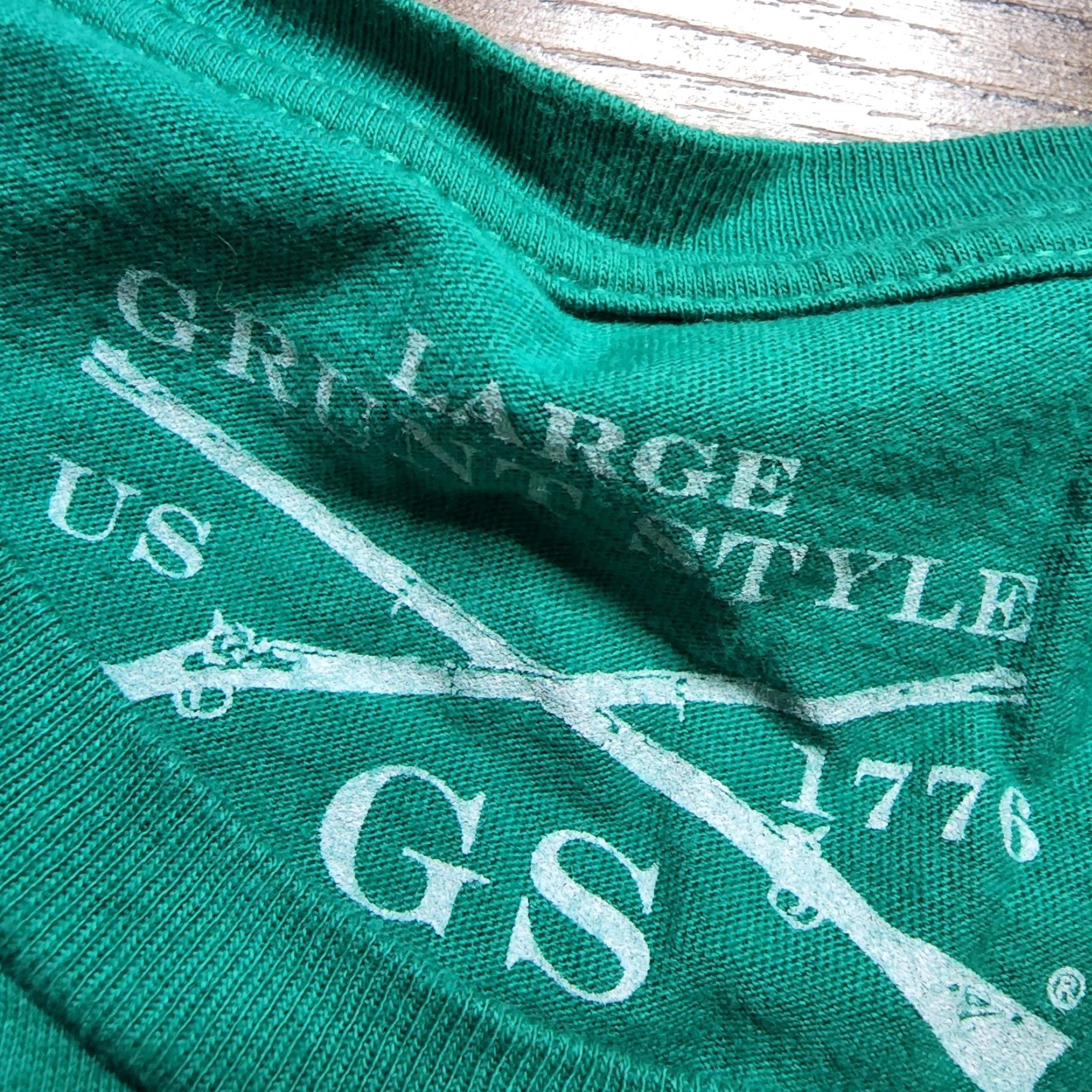 Vintage GRUNT STYLE Mens L T Shirt GREEN World Champs Body Stacking Club Size US L / EU 52-54 / 3 - 4 Thumbnail