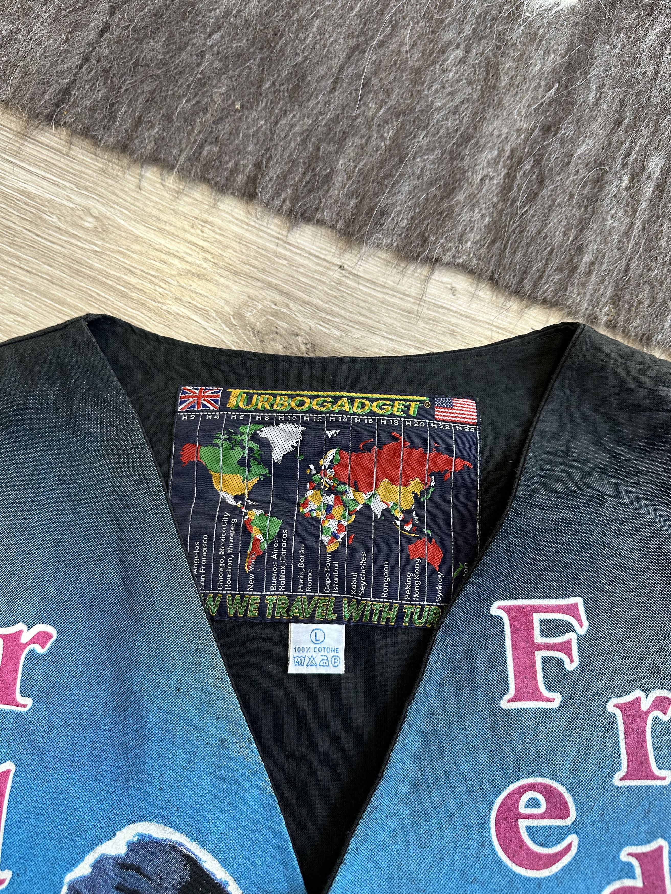 Vintage Freddy Mercury Queen Turbogadget Vintage Waistcoat 6113AC Size US L / EU 52-54 / 3 - 3 Thumbnail