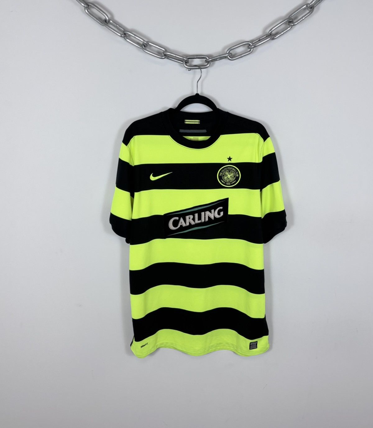 Nike Nike Celtic FC 2009/2011 Away Football Soccer Jersey Shirt Size US XL / EU 56 / 4 - 1 Thumbnail