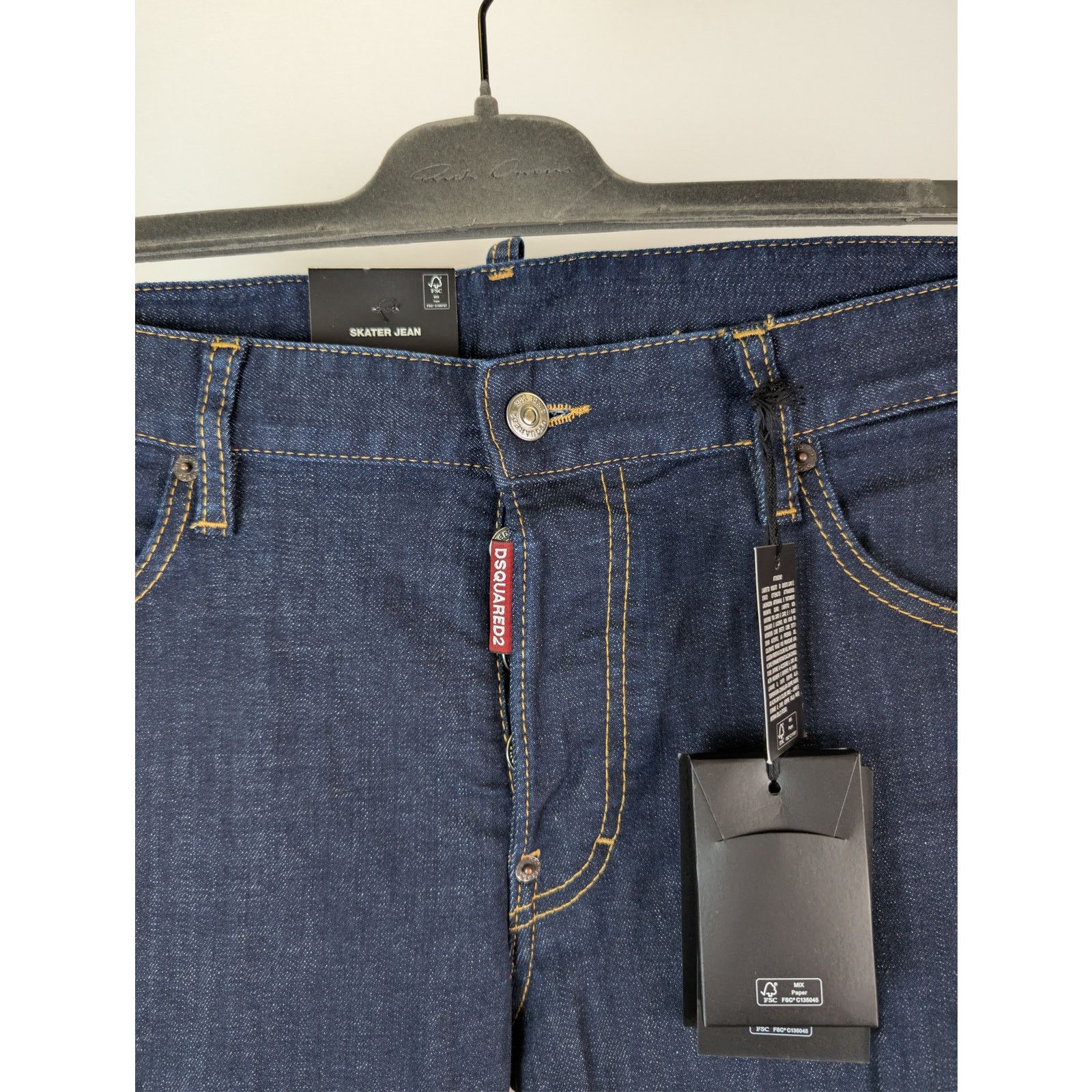 Dsquared2 o1rshd1 Denim Skater Jean in Blue Size US 32 / EU 48 - 7 Thumbnail