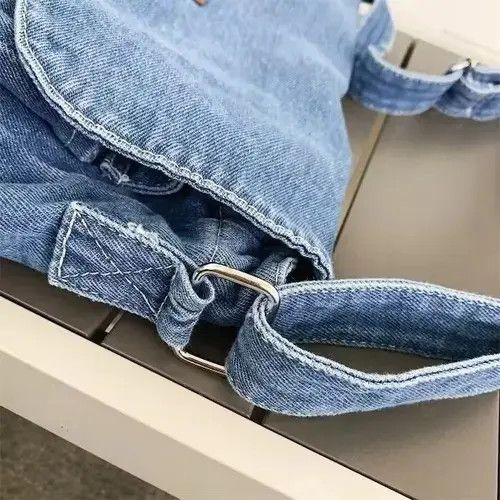 Anime × Japanese Brand Bag Vintage denim messenger bag Size ONE SIZE - 4 Thumbnail
