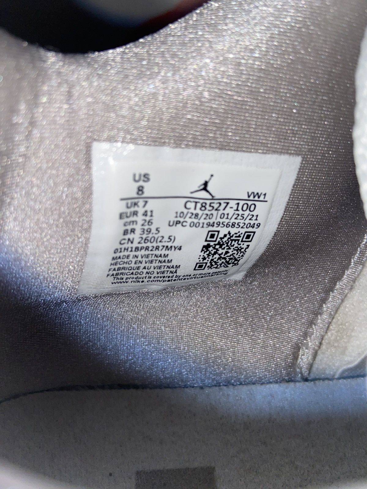 Jordan Brand Jordan 4 Retro White Oreo (2021) US Men's 8 Used Size US 8 / EU 41 - 6 Thumbnail