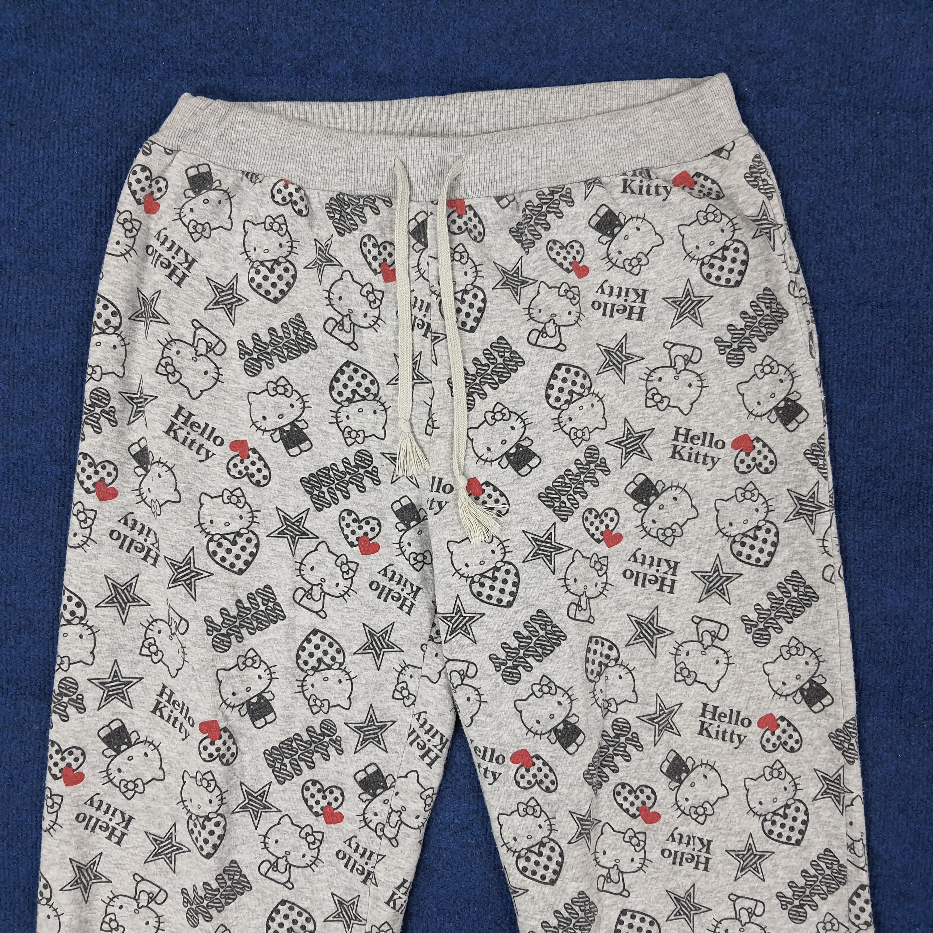 Japanese Brand Vintage Hello Kitty Sweatpants C244N2 Size 32" / US 10 / IT 46 - 2 Thumbnail