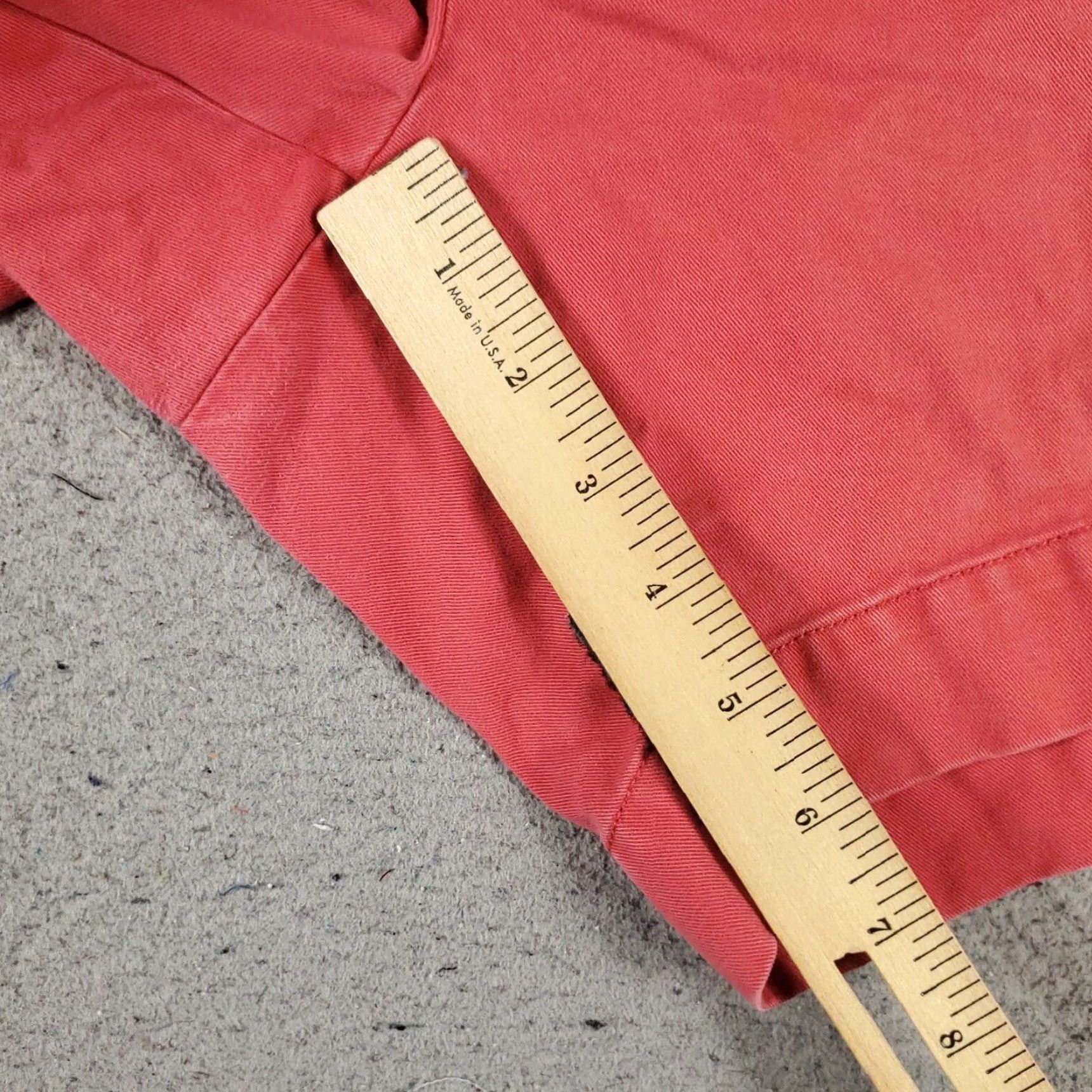 Ralph Lauren VINTAGE Ralph Lauren Chino Shorts Womens Size 42 Flat Front Casual Red Pink Adults Size 42" / US 20 - 6 Thumbnail