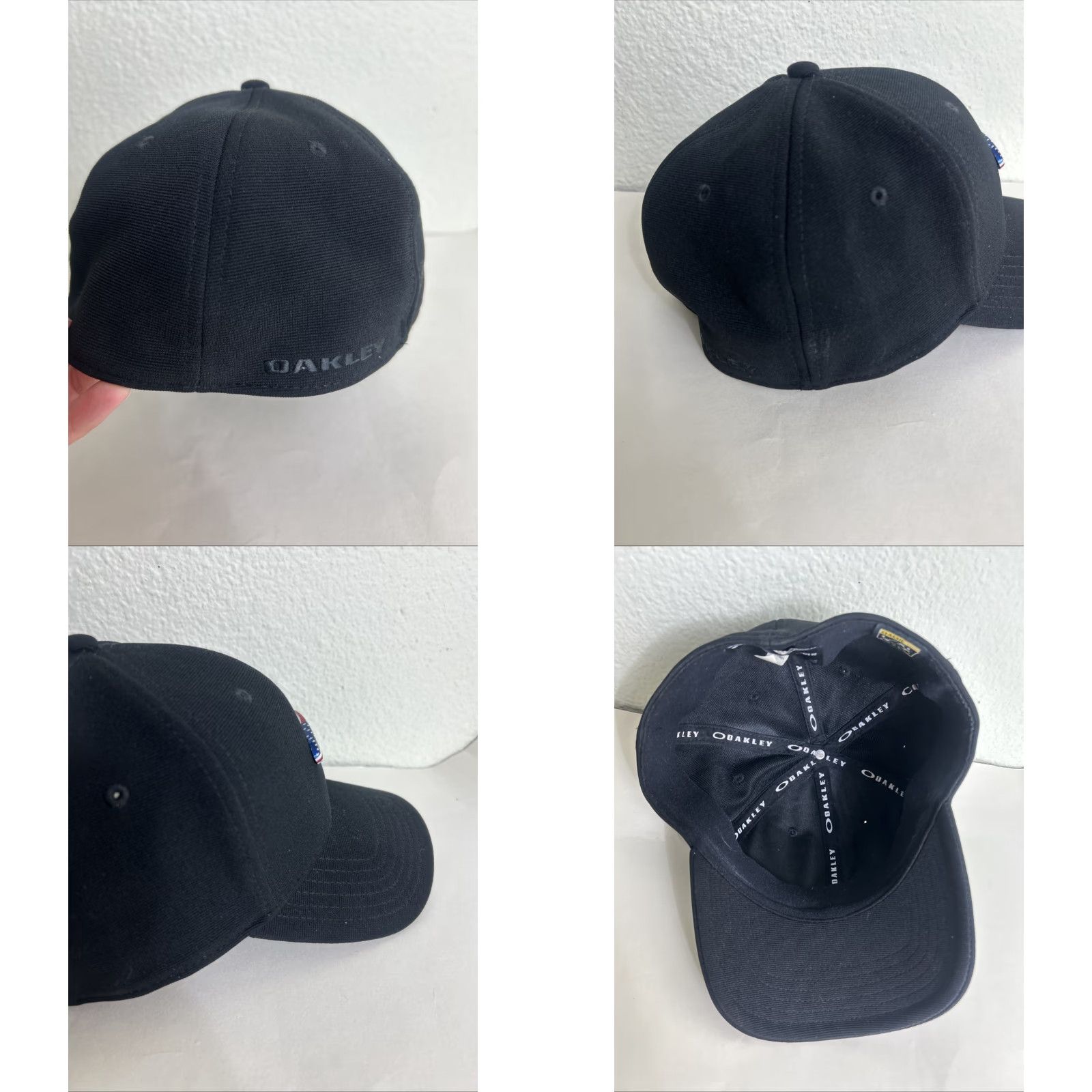 Oakley Oakley Cap Men's Blue Stretch L/XL USA American Flag Ellipse Logo 911797 Tincan Size ONE SIZE - 8 Thumbnail