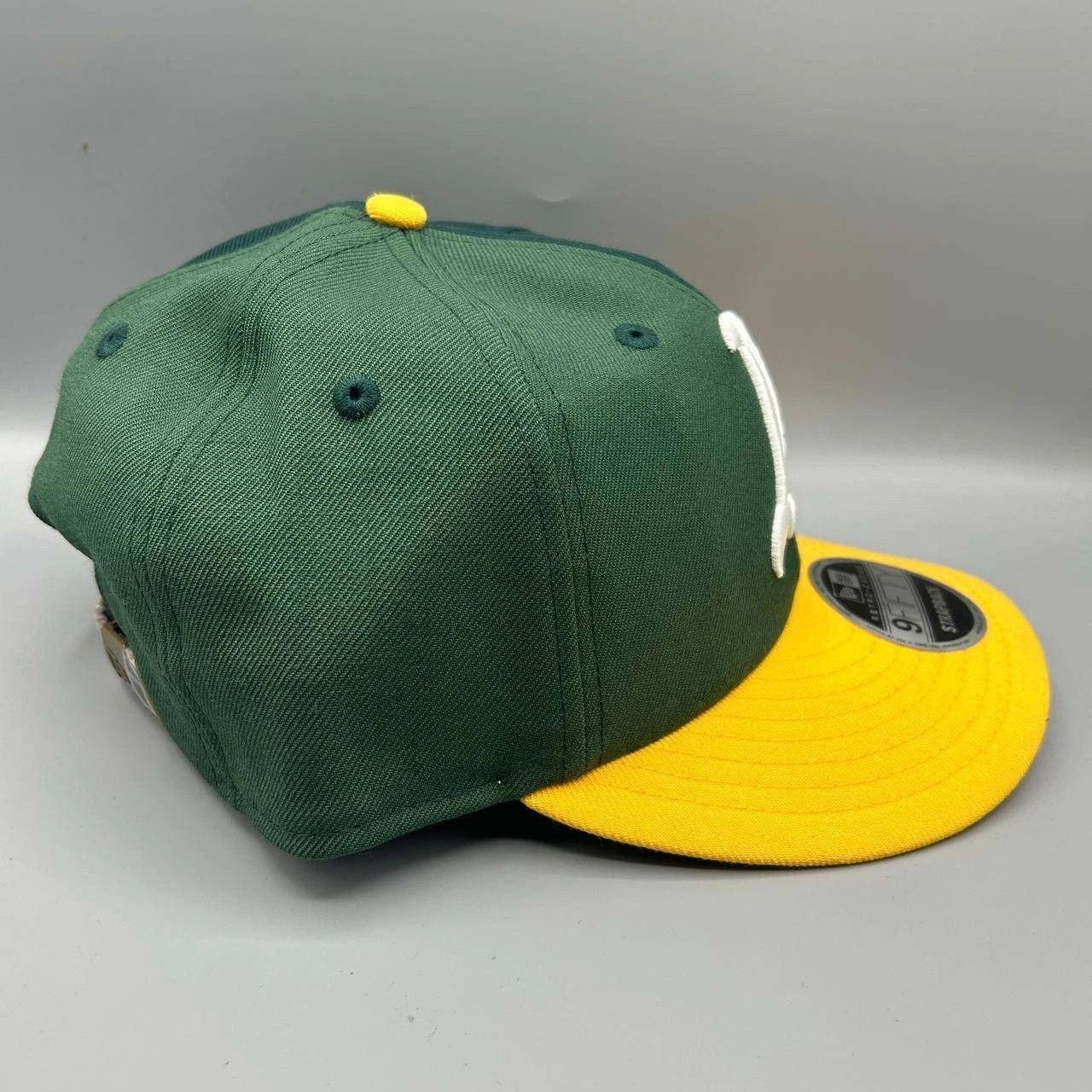 New Era Oakland Athletics Hat Men Retro Crown MLB Strap Back Wool Size ONE SIZE - 7 Thumbnail
