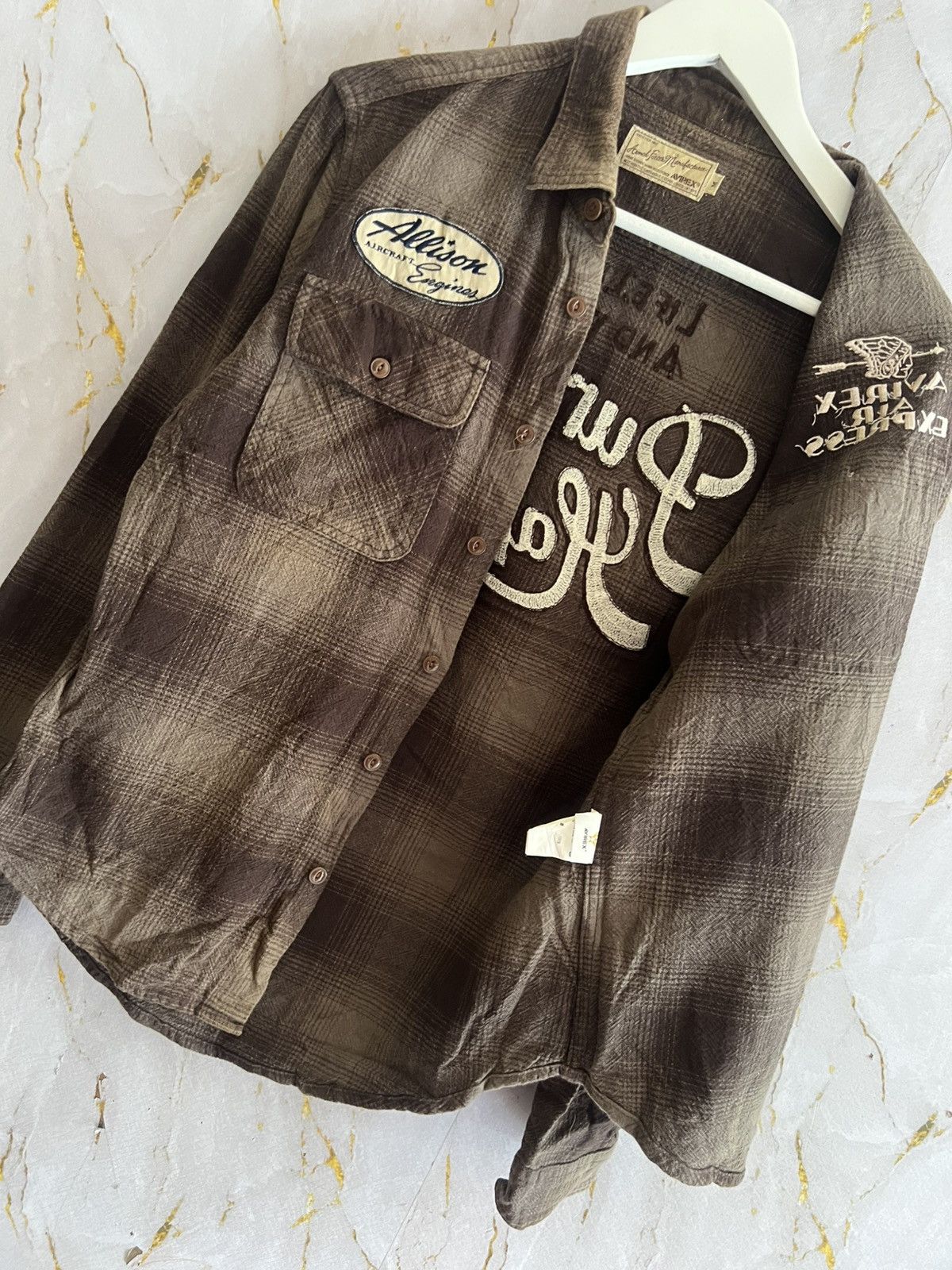 Avirex AVIREX Air Express Button-Up Shirt Size US M / EU 48-50 / 2 - 9 Thumbnail