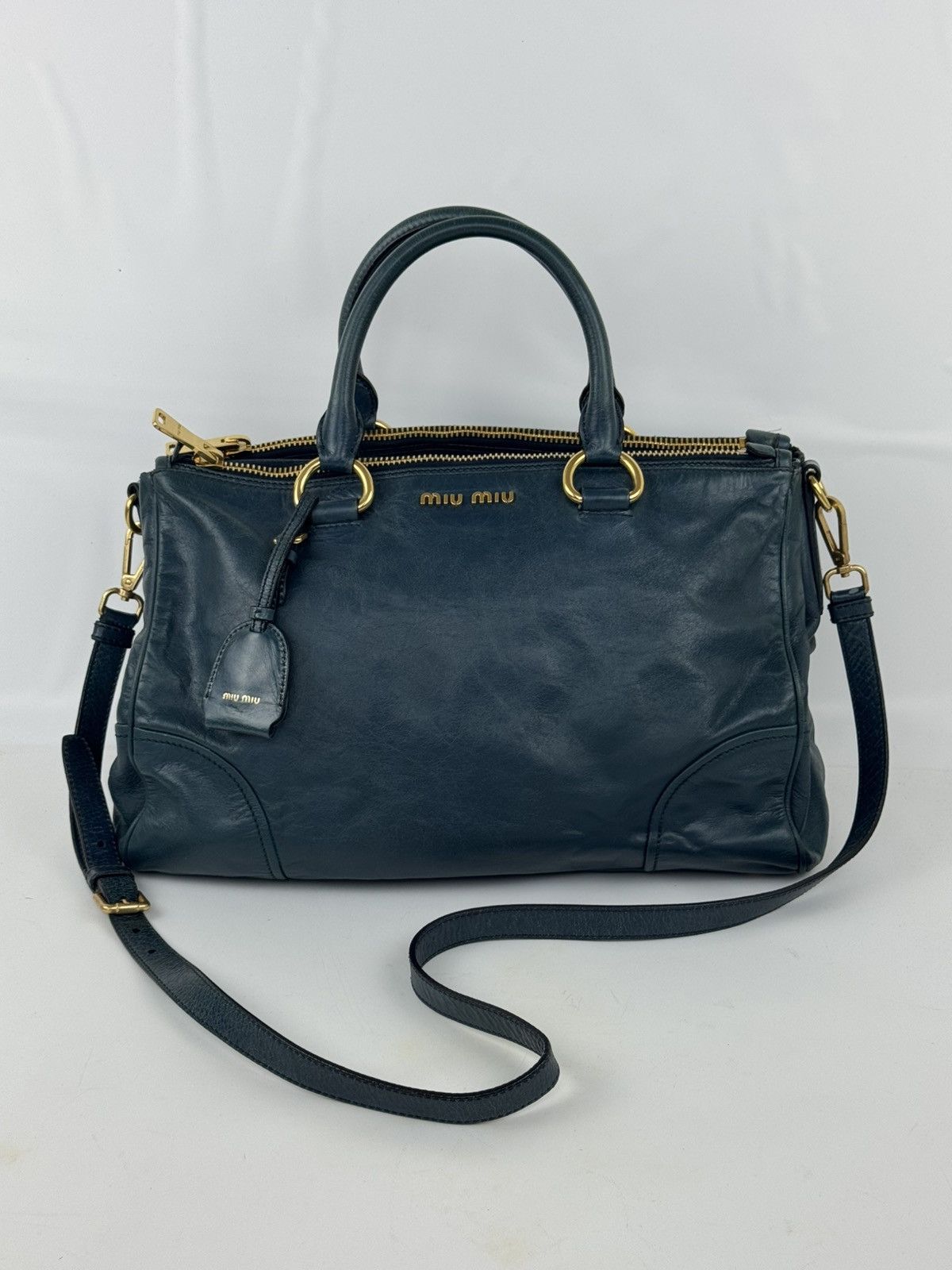 Miu Miu Miu Miu Vitello shine tote bag Size ONE SIZE - 1 Thumbnail