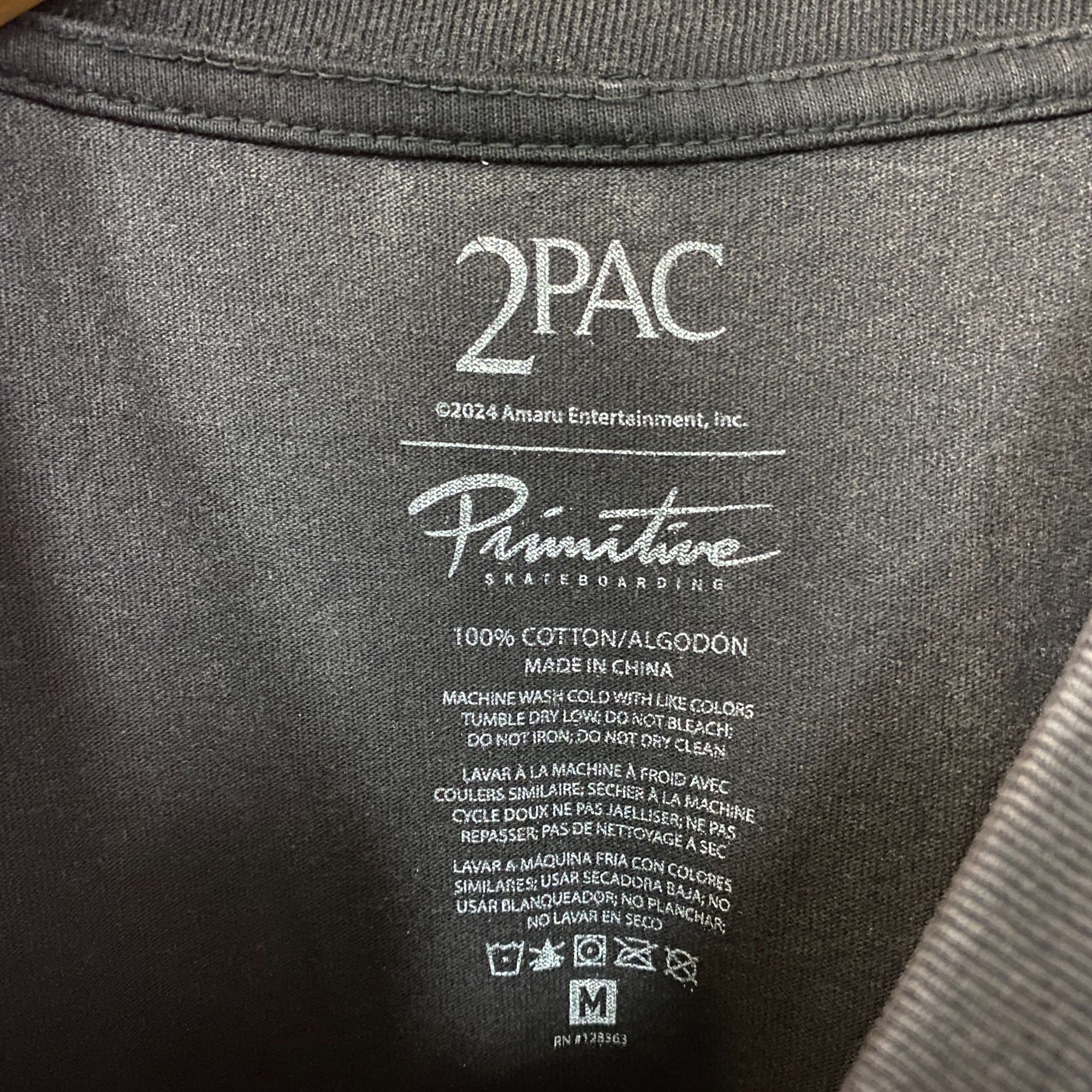 Primitive Primitive x Tupac Shakur Icon Graphic T-Shirt Medium Size US M / EU 48-50 / 2 - 4 Thumbnail