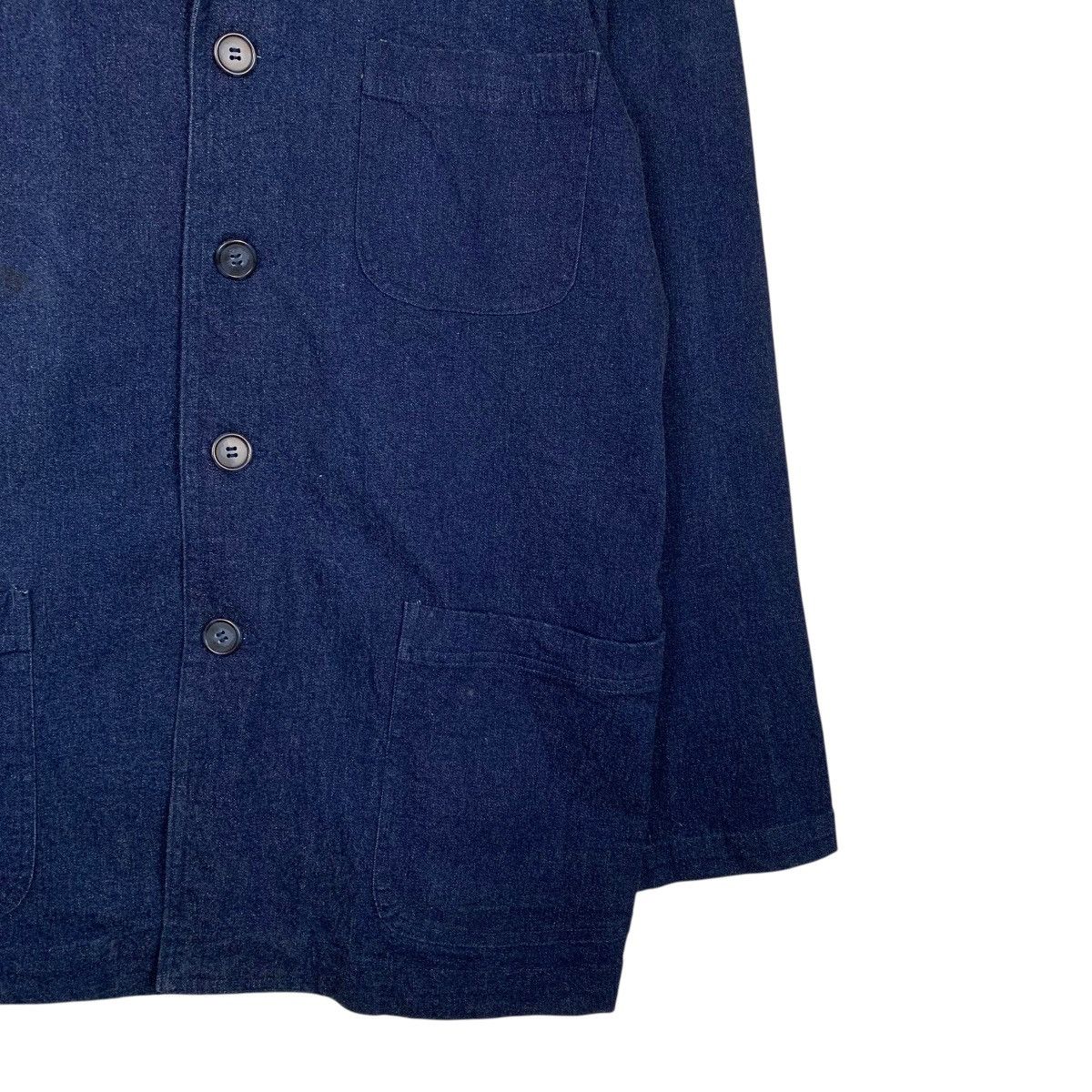 Japanese Brand Club Lamer Sashiko Indigo Denim Jacket Size US L / EU 52-54 / 3 - 4 Thumbnail