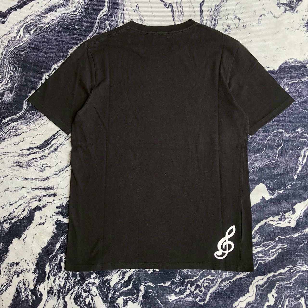 Number (N)ine Vintage NUMBER (N)INE Denim Logo Tee — Treble Clef Era Size US L / EU 52-54 / 3 - 4 Thumbnail