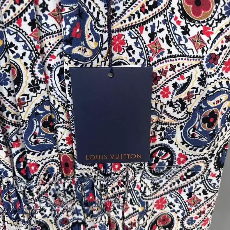 Louis Vuitton Louis Vuitton Floral Silk Dress Size XXS / US 00 / IT 34 - 6 Thumbnail
