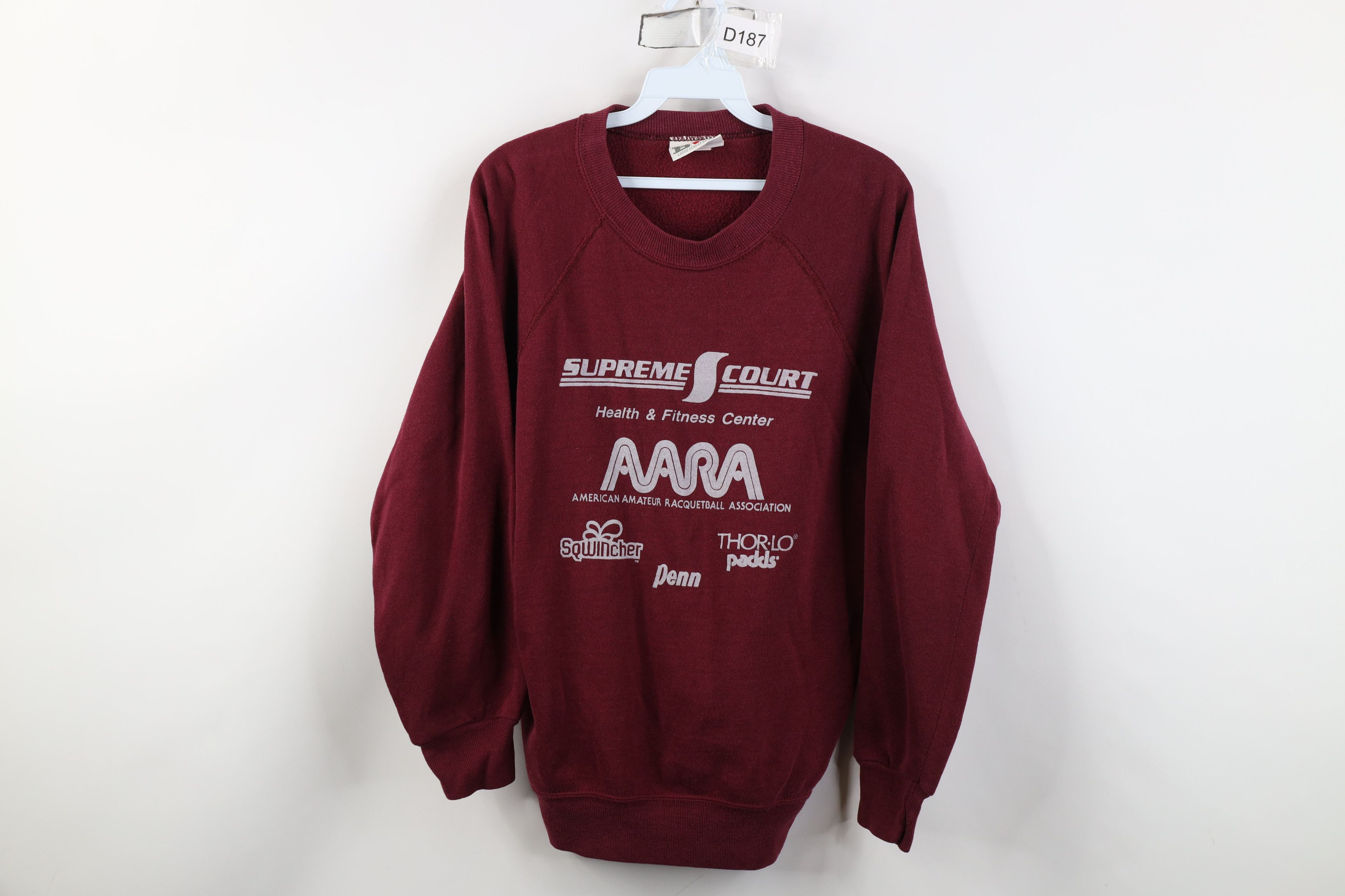 Vintage Vintage 80s American Amateur Racquetball 1987 Sweatshirt Size L / US 10 / IT 46 - 1 Thumbnail