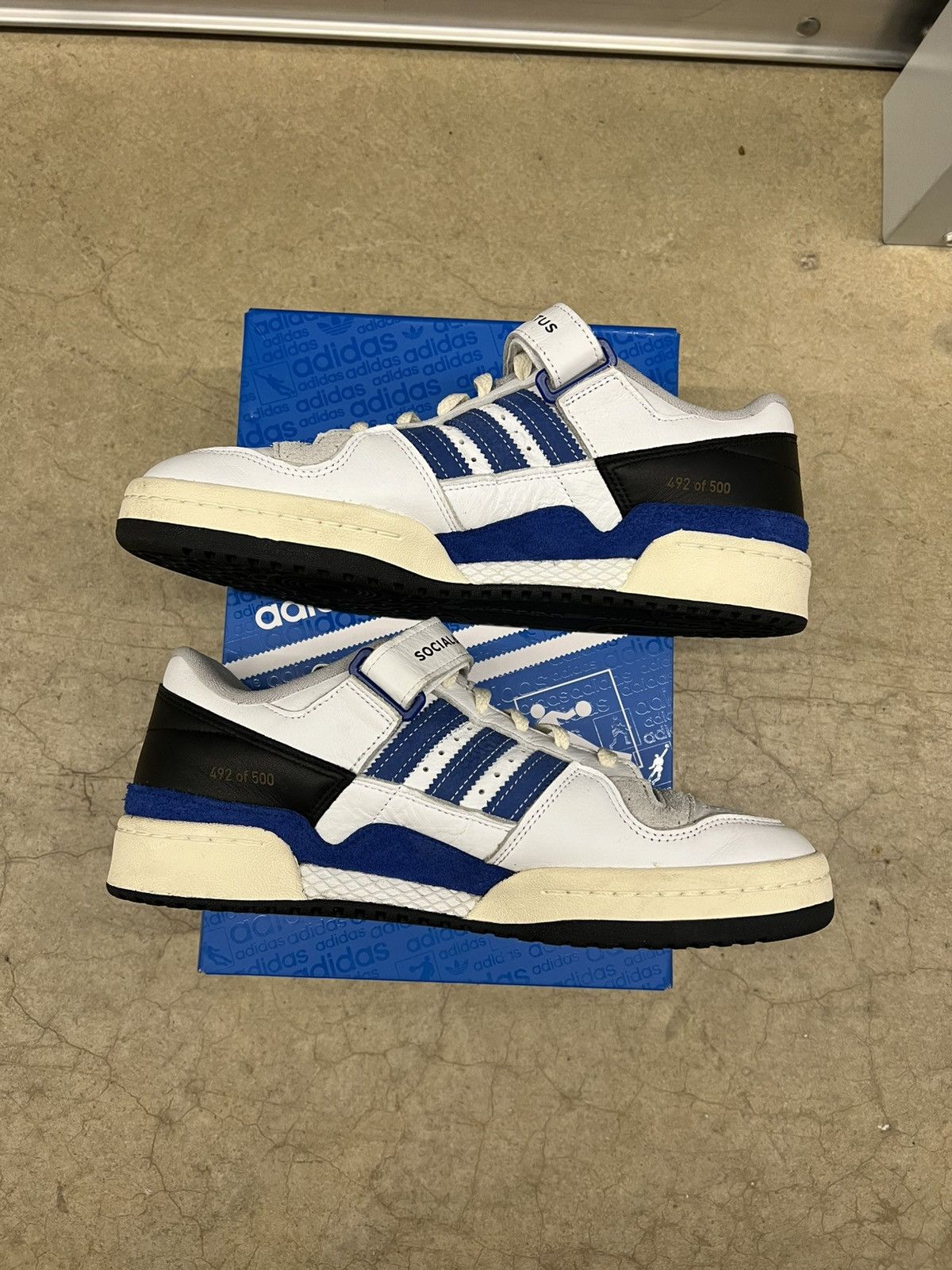 Adidas Adidas Forum Low x Social Status White Size 9.5 Size US 9.5 / EU 42-43 - 3 Thumbnail