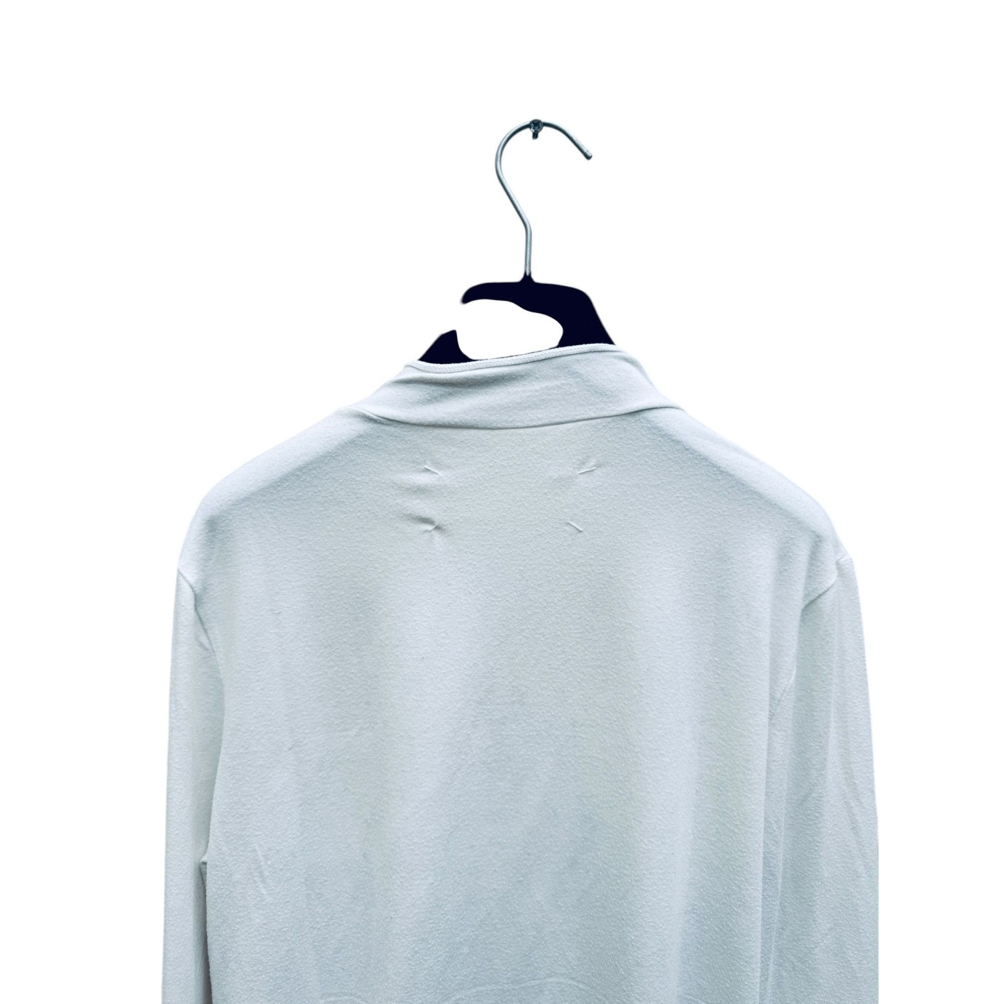 Maison Margiela FW 1998 White Mockneck Size M / US 6-8 / IT 42-44 - 2 Thumbnail