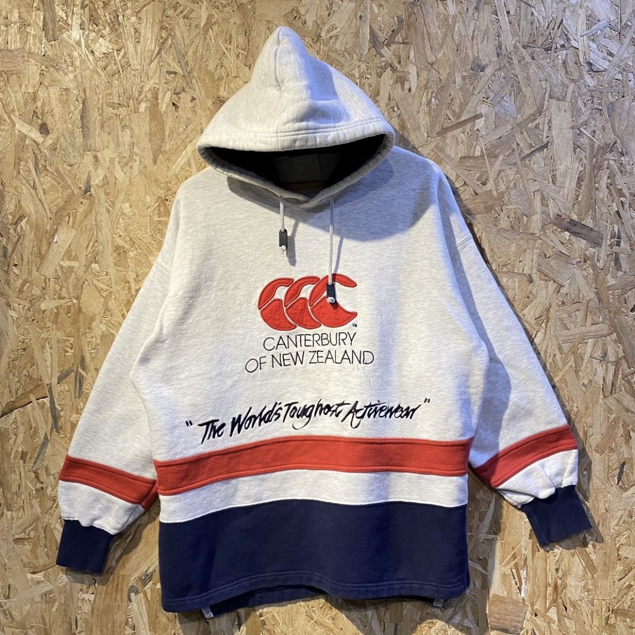 Canterbury of New Zealand Vintage 90's CANTERBURY Rugby Oversize Hoodies Size US L / EU 52-54 / 3 - 1 Thumbnail