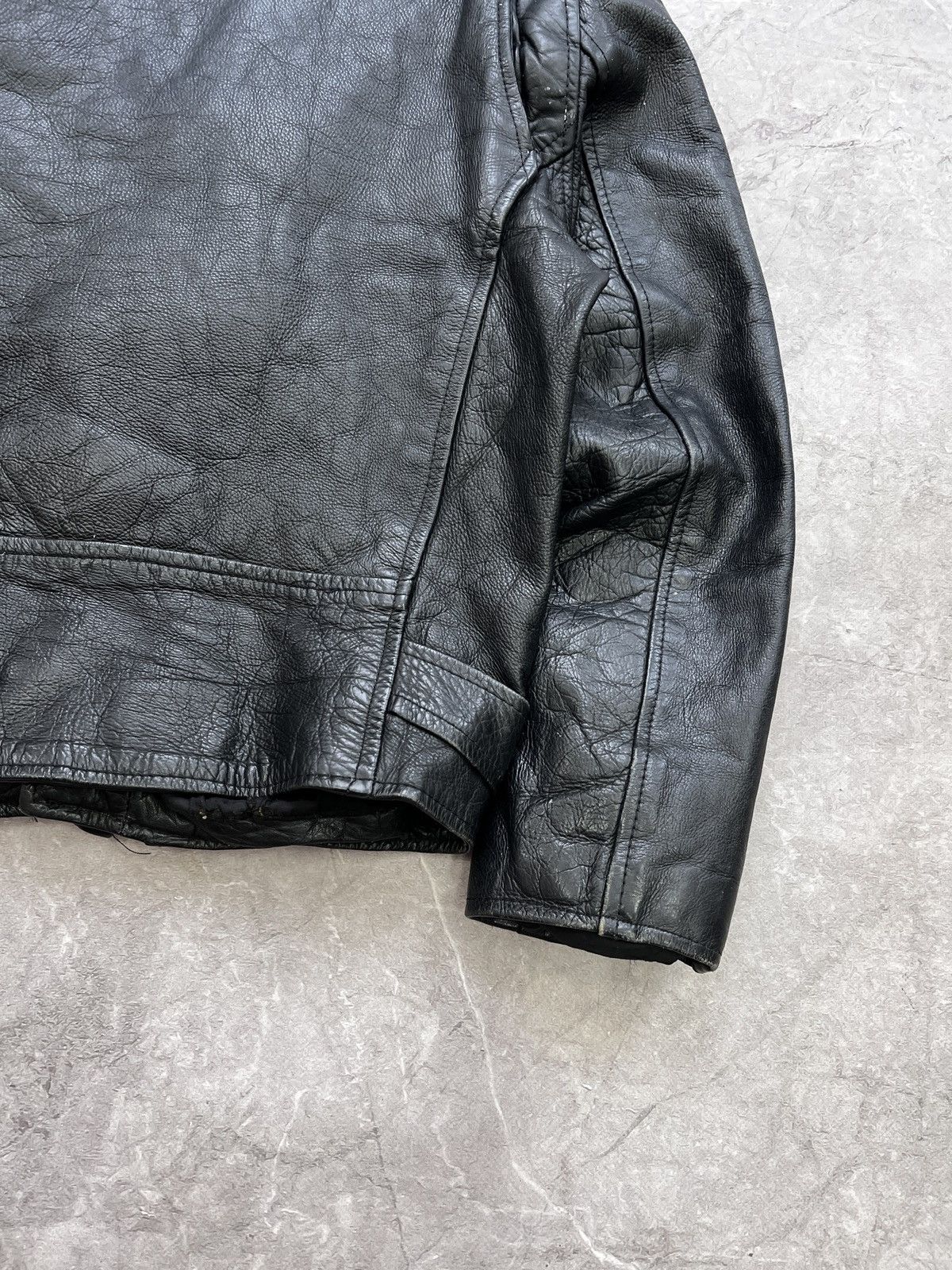 Harley Davidson Leather biker opium 90s leather jacket man western Size US M / EU 48-50 / 2 - 10 Thumbnail
