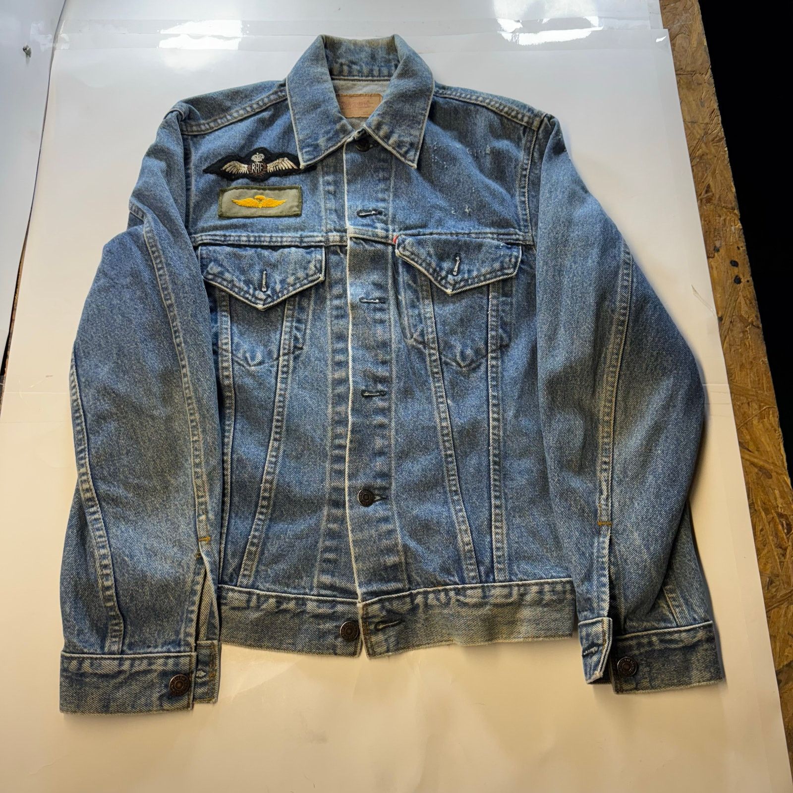 Levi's Levi Denim Jacket With Patches Size 36 Size XS / US 0-2 / IT 36-38 - 1 Thumbnail