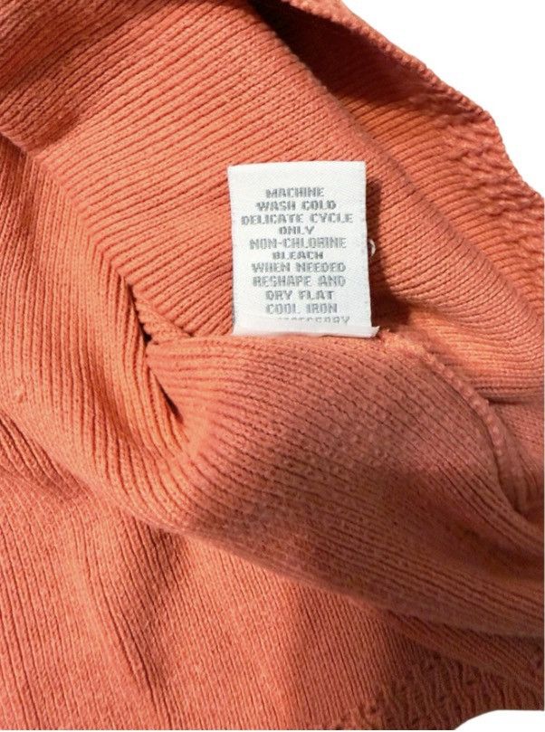 Other Dressbarn Woman Orange Coral Ribbed Knit Sweater Size 18/20 Size XXL / US 16-18 / IT 52-54 - 5 Thumbnail