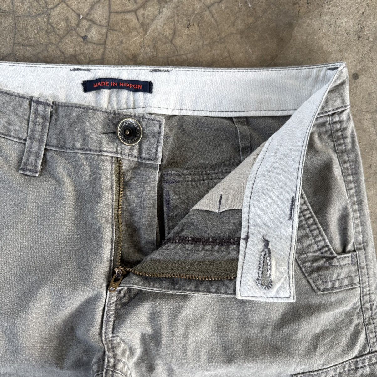 Japanese Brand W29 Vintage Made in Nippon Flare Faded Cargo Pants Size US 29 - 6 Thumbnail