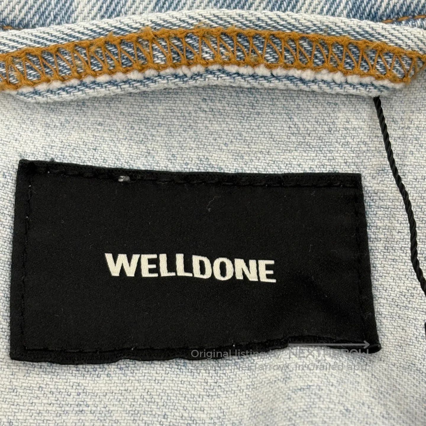 WE11DONE we 11 done Washed denim jacket Size US M / EU 48-50 / 2 - 3 Thumbnail