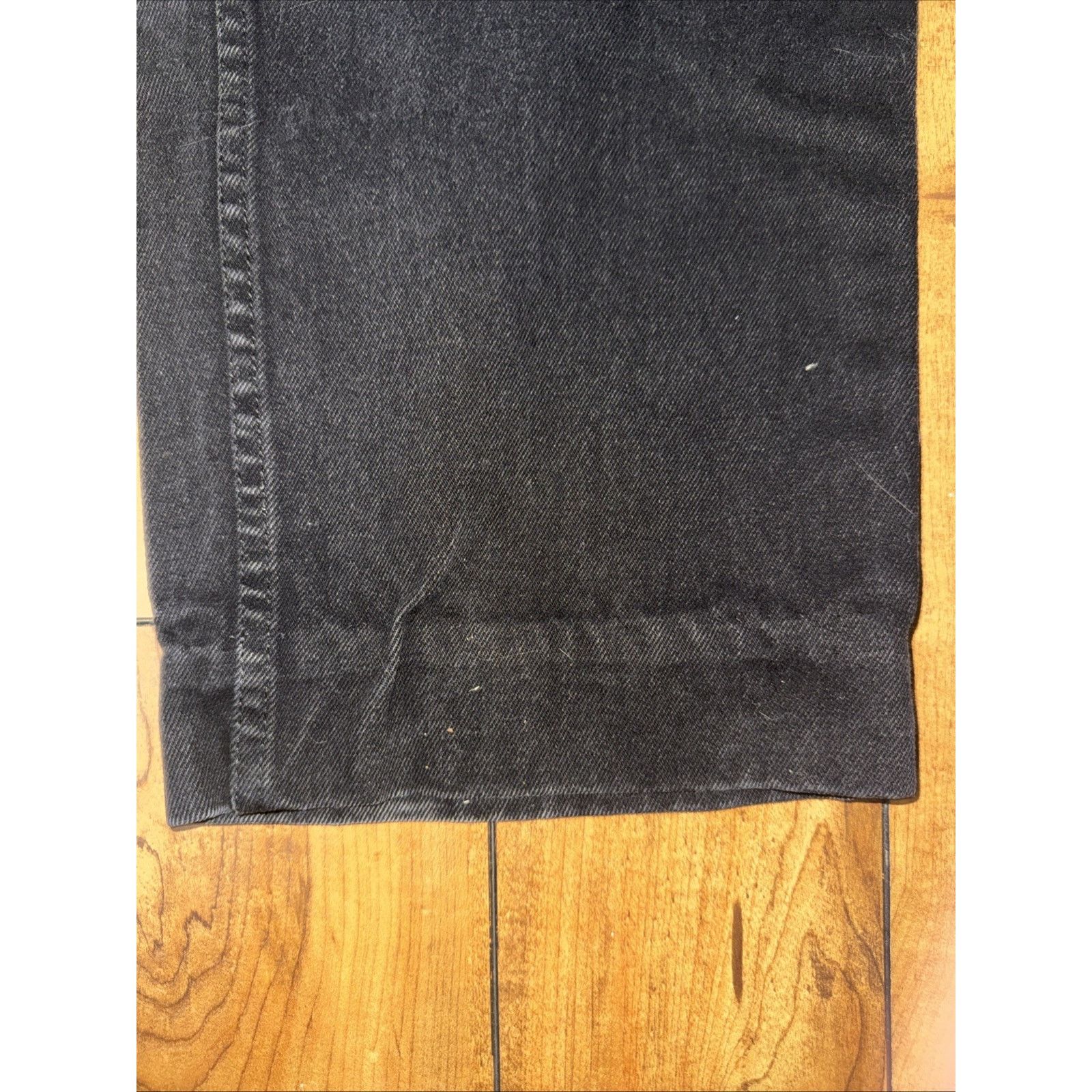 Route 66 × Vintage Route 66 Black Jeans 32x30 Sinched Hemmed 90s Baggy Skater Size US 32 / EU 48 - 2 Thumbnail