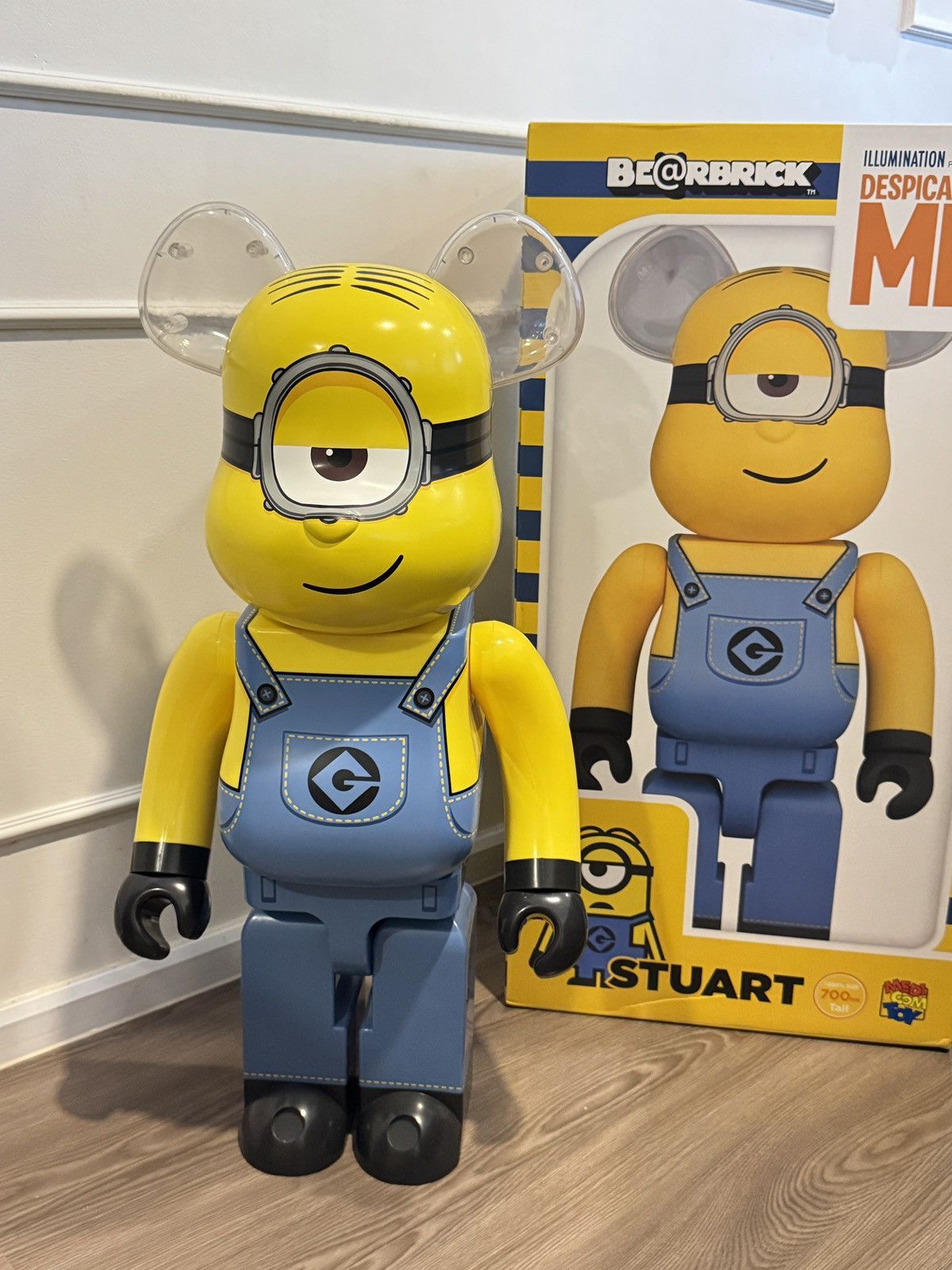 Other Bearbrick x Dispicable Me 3 Stuart 1000% Size ONE SIZE - 1 Thumbnail