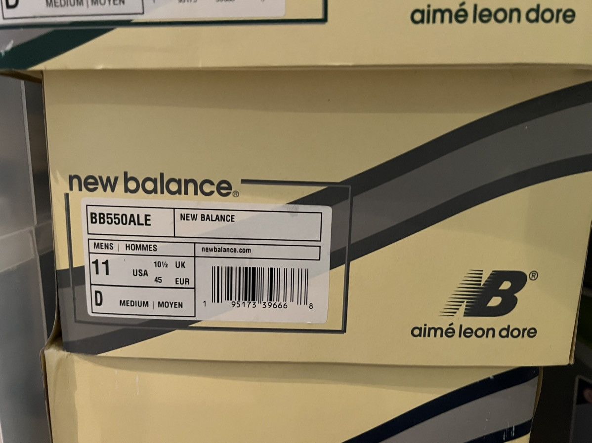Aime Leon Dore × New Balance Aime Leon Dore New Balance 550 Grey Size US 11 / EU 44 - 9 Thumbnail