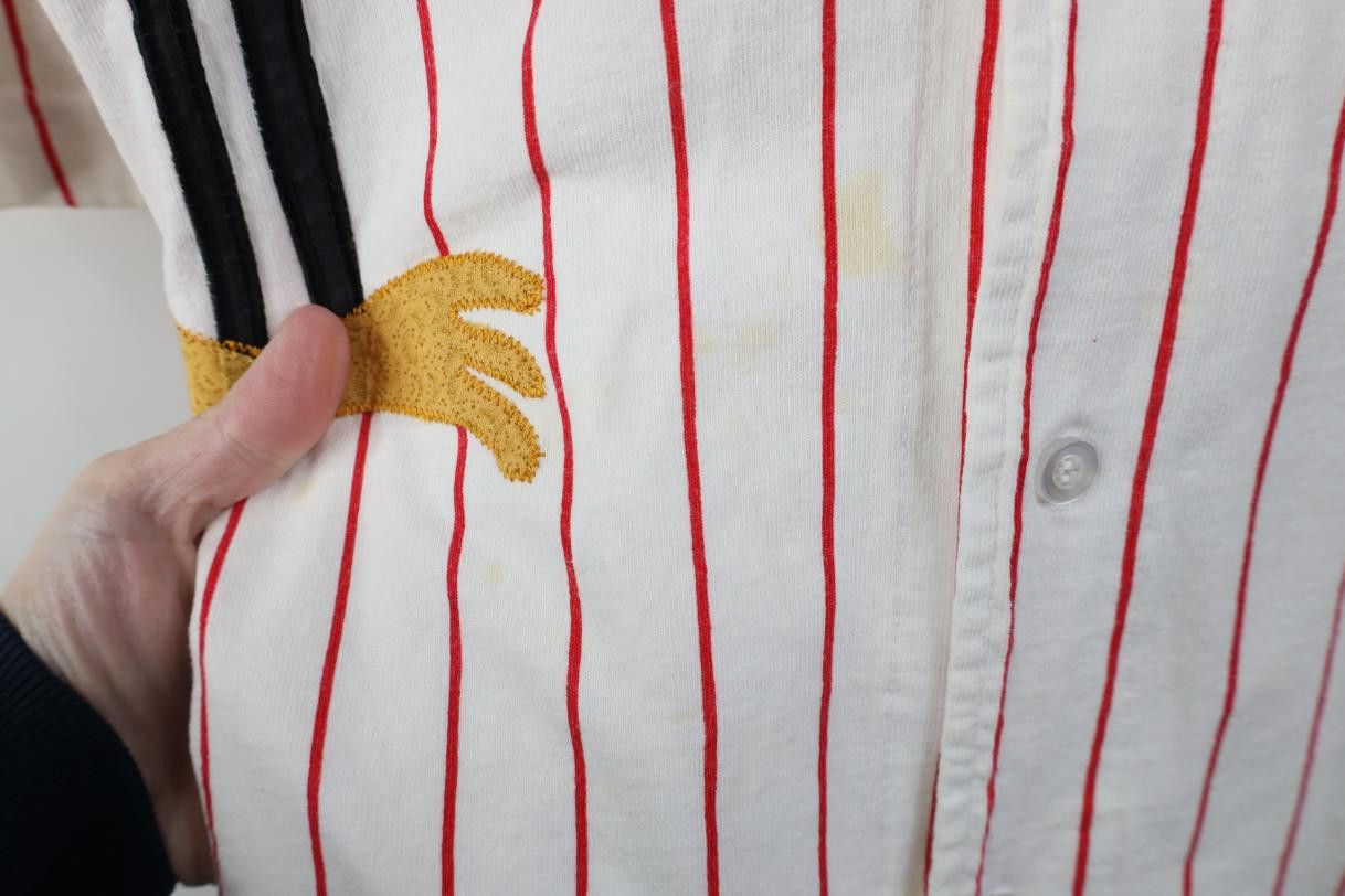 Vintage Vintage 90s Sunflower Pinstriped Baseball Jersey Shirt USA Size XXL / US 16-18 / IT 52-54 - 5 Thumbnail