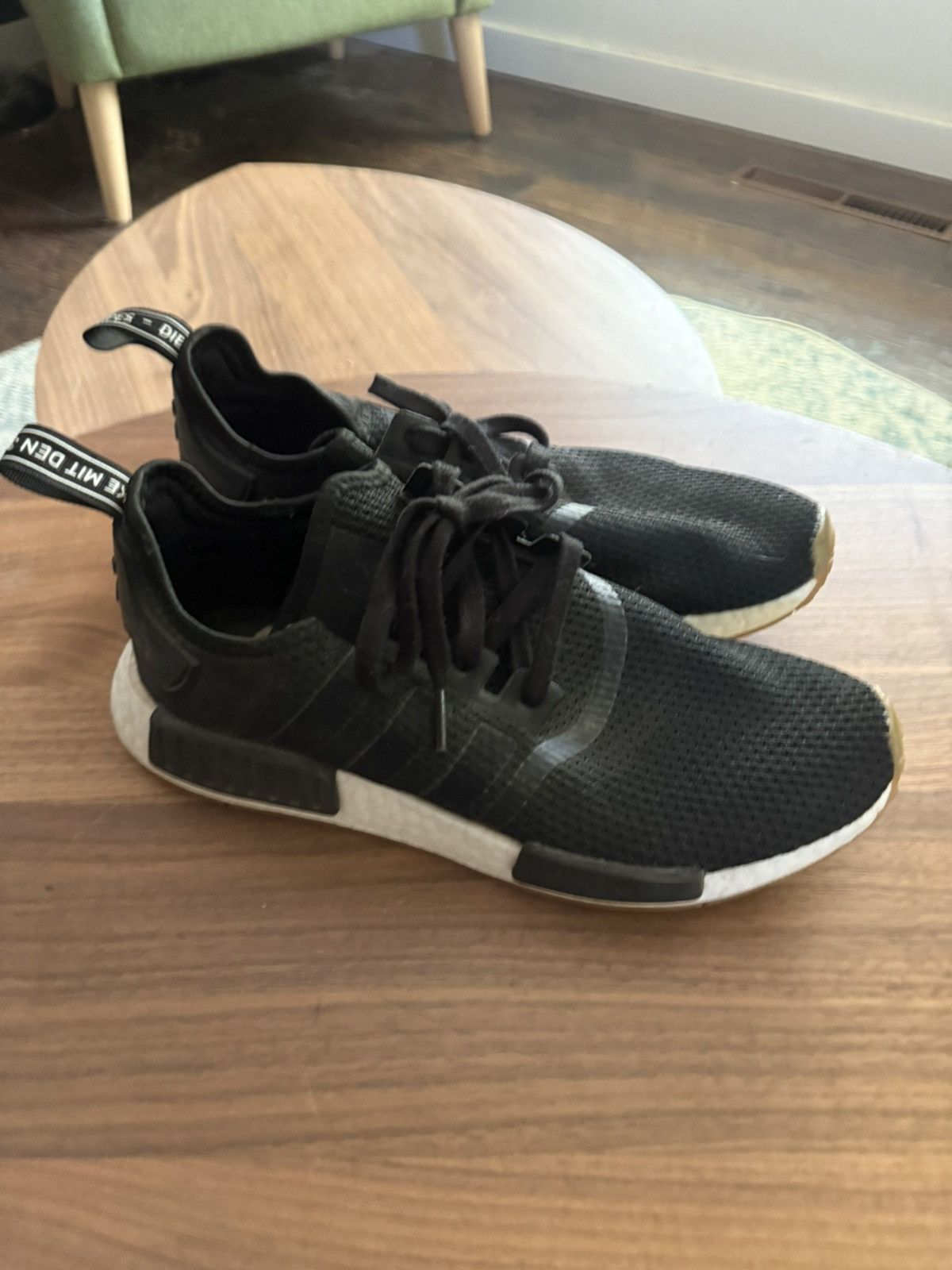 Adidas Adidas NMD R1 - Black Gum Size US 10 / EU 43 - 5 Thumbnail