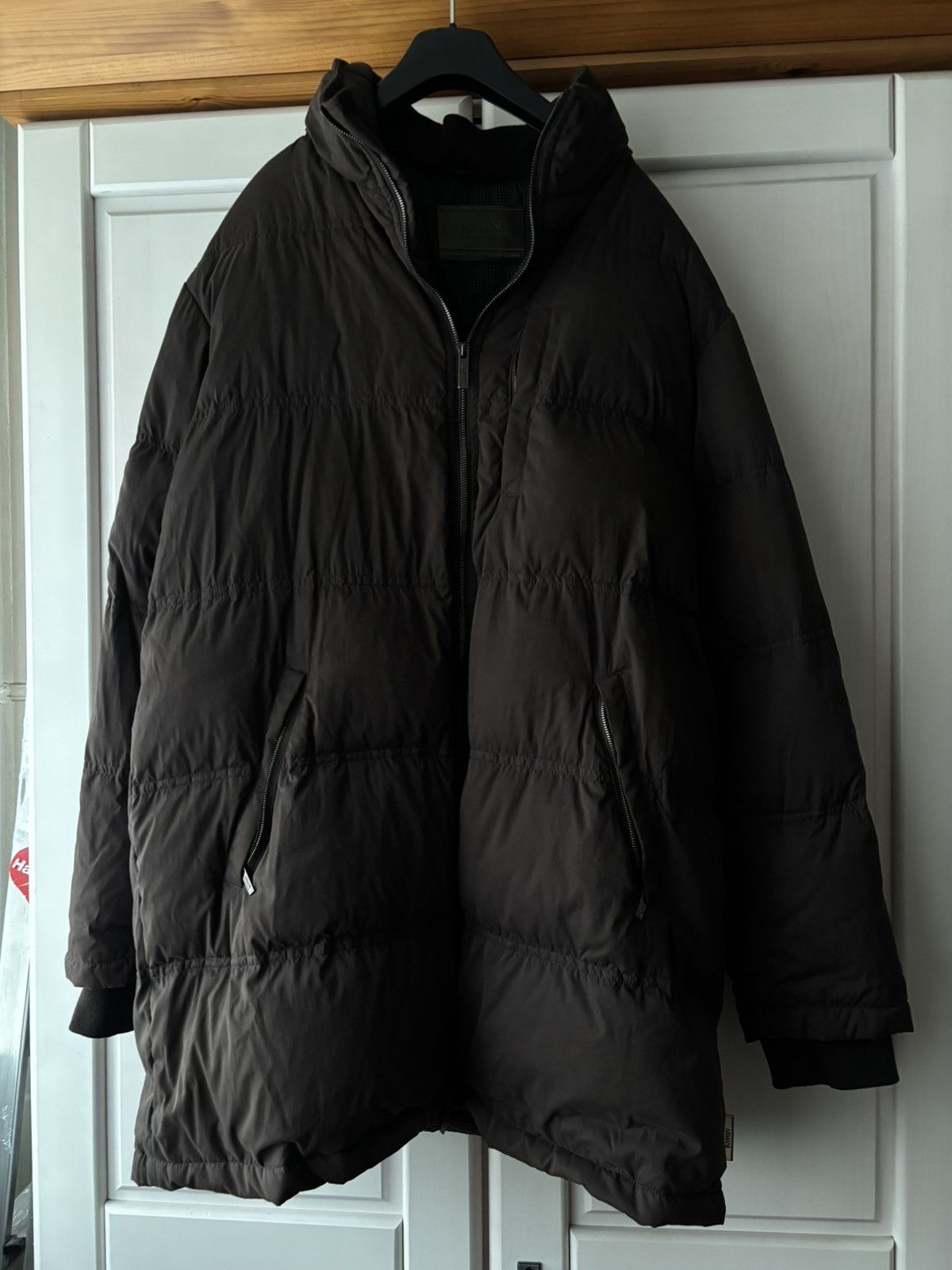 Armani Collezioni Armani designer coat / parka / jacket Size US M / EU 48-50 / 2 - 1 Thumbnail