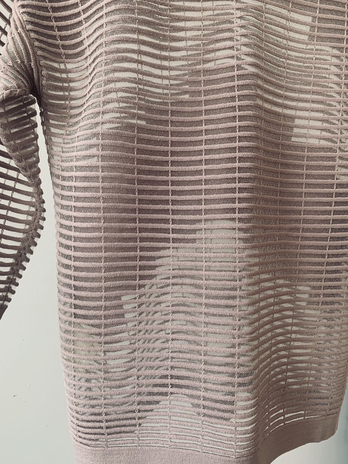 Tom Ford Tom Ford Sheer Woven Silk Blend Blouse in Powder Pink Size XS / US 0-2 / IT 36-38 - 6 Thumbnail