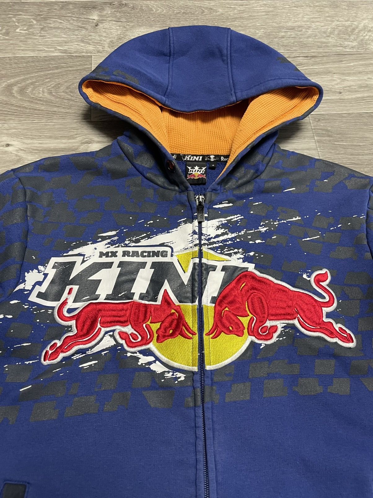Red Bull Vintage Red Bull Kini Big Embroidered Logo Racing Zip Hoodie Size US S / EU 44-46 / 1 - 6 Thumbnail
