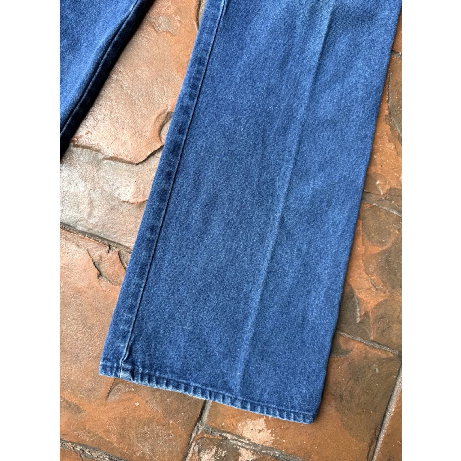 Vintage VINTAGE 70s Viceroy Flare Jeans 34x33.5 Talon Zipper Size 24" / US 00 / IT 34 - 6 Thumbnail