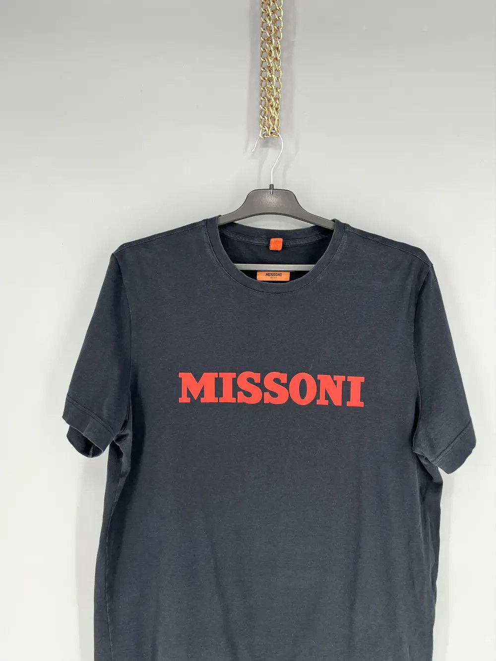 Missoni Vintage Missoni Spellout Logo Tshirt Size M Size US M / EU 48-50 / 2 - 6 Thumbnail