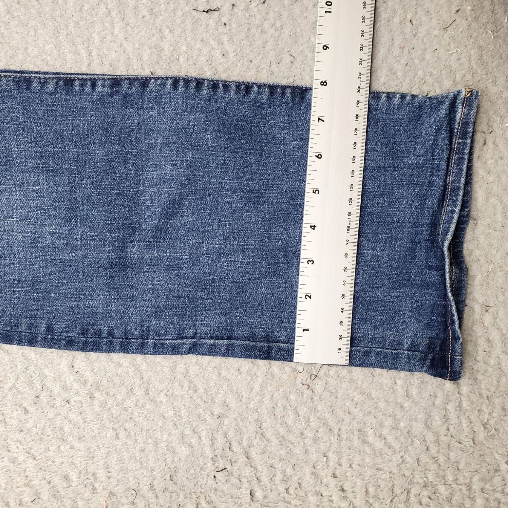 Lucky Brand Lucky Brand Jeans Women's 6 Bootcut Denim Blue 28.75" Inseam 5-Pocket Stretch Regular Size 6/28 Whiskered Vintage: No Size 28" / US 6 / IT 42 - 5 Thumbnail