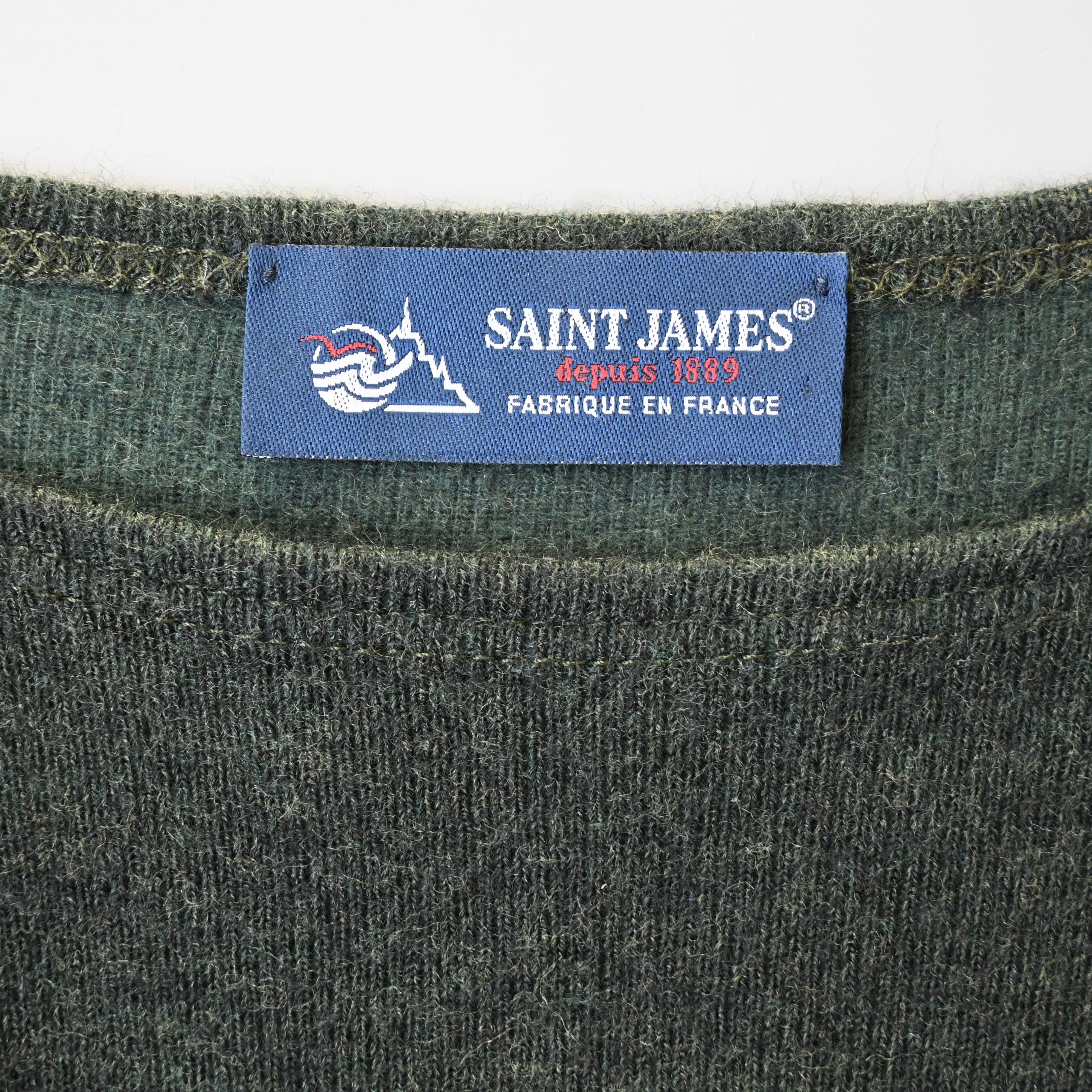 Saint James SAINT JAMES "double face" Breton sweater, forest, 3.5/SM Size S / US 4 / IT 40 - 7 Thumbnail