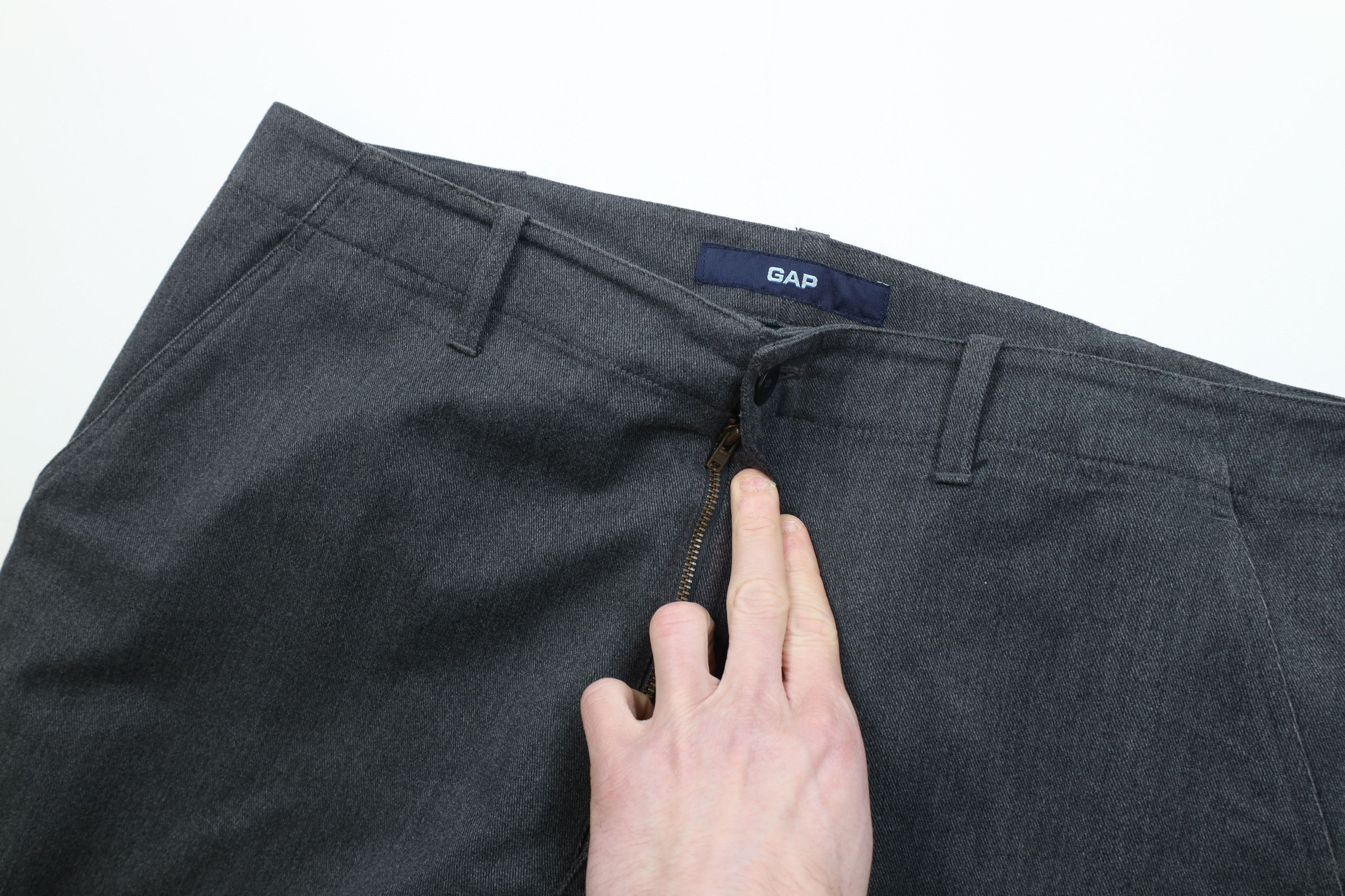 Gap Vintage Y2K 2002 Gap Loose Fit Wide Leg Twill Pants Gray Size US 36 / EU 52 - 8 Thumbnail