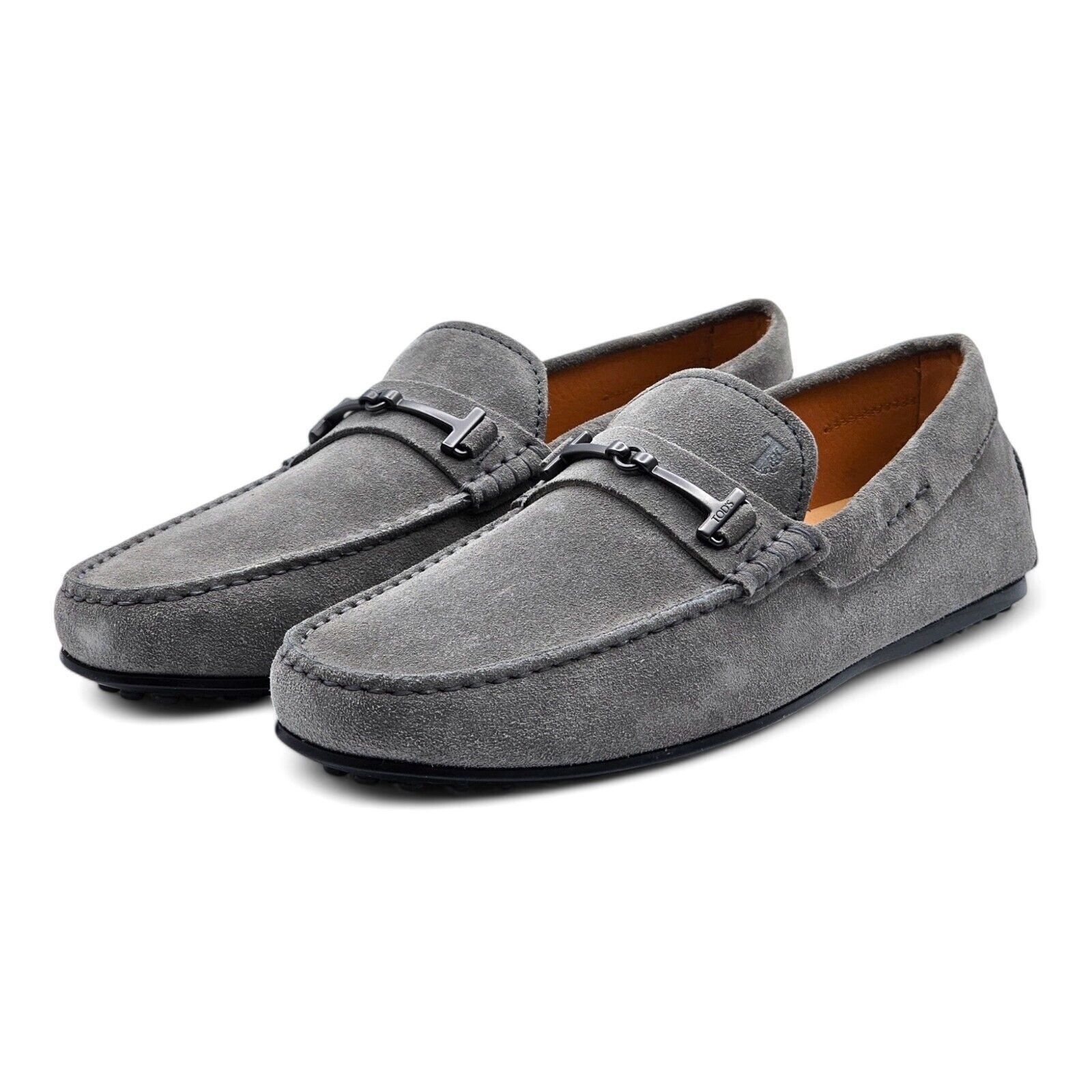 Tod’s Gommino Suede Driver Loafers Gray Men’s Size 9.5 US 8 UK Tod main image 4