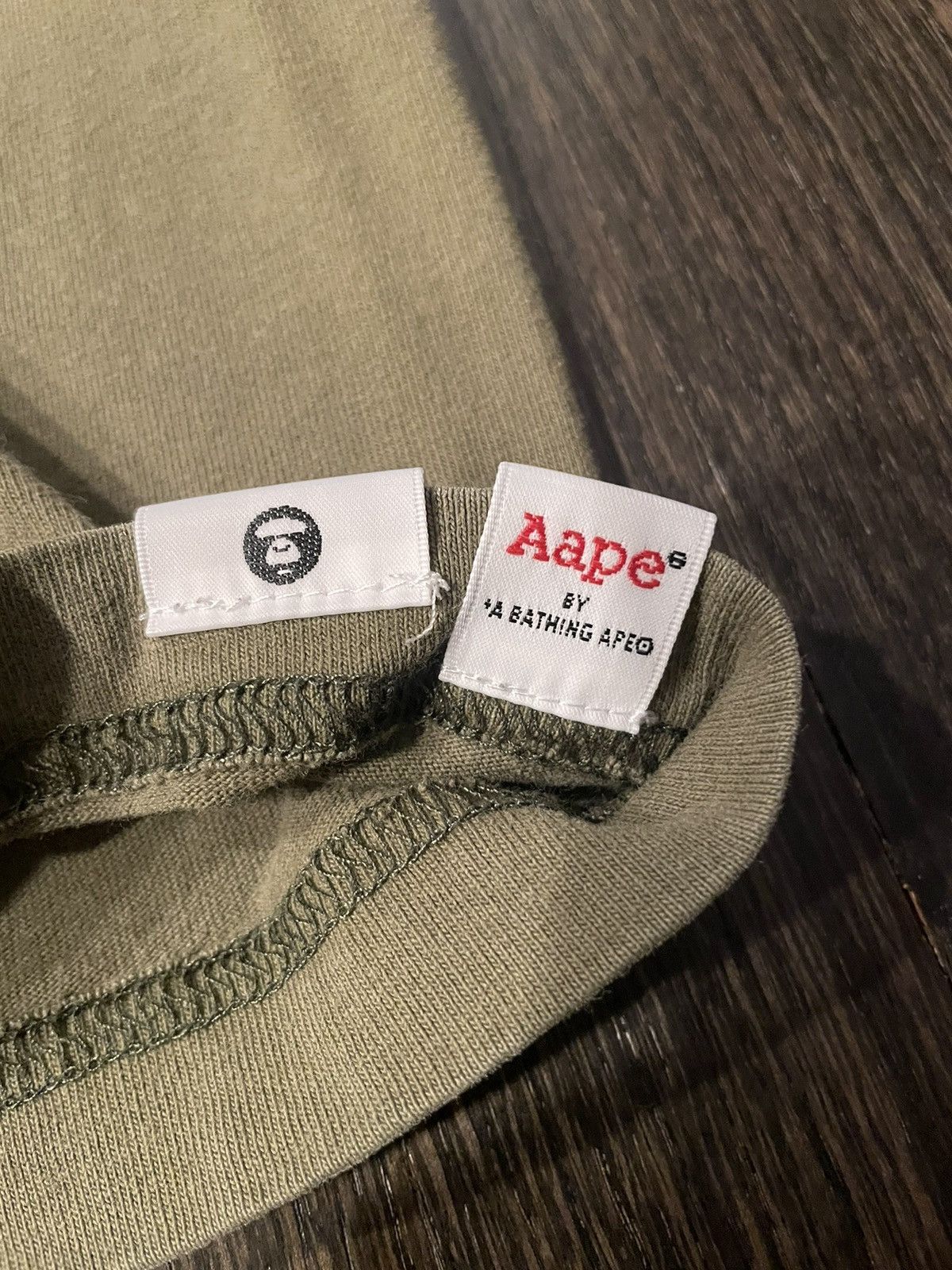 Aape AAPE Green Ape Tee Size US XS / EU 42 / 0 - 8 Thumbnail