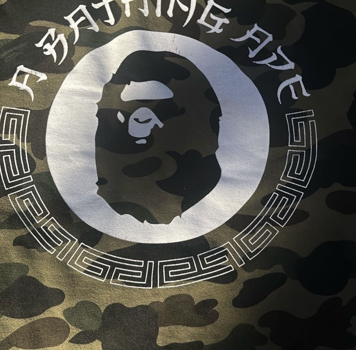 Bape Bape 1st camo kanji pullover hoodie Size US L / EU 52-54 / 3 - 4 Thumbnail